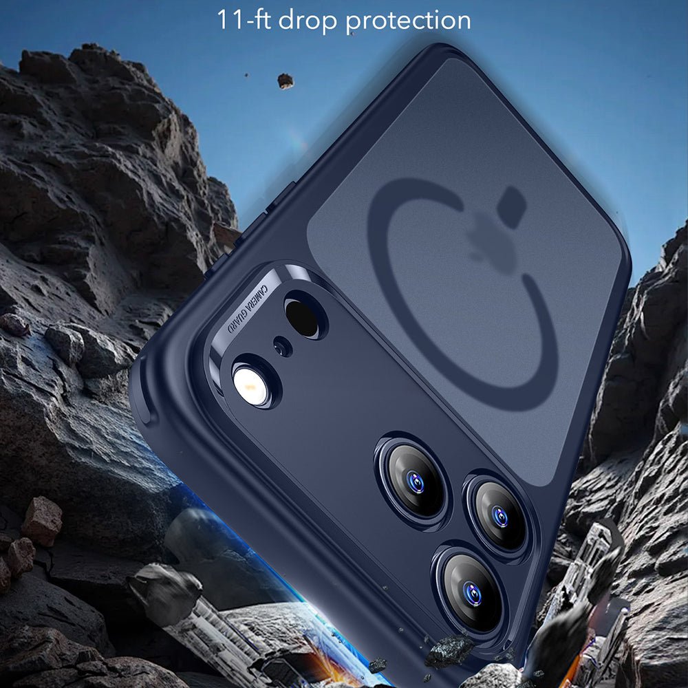 ESR iPhone 17 Pro - Σκληρή Θήκη με Πλαίσιο Σιλικόνης και MagSafe - Classic Hybrid Halolock - Frosted Blue
