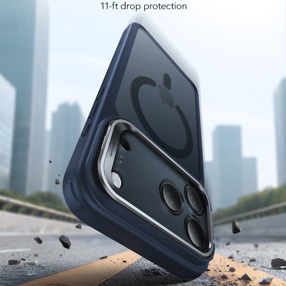 ESR iPhone 17 Pro - Σκληρή Θήκη με Πλαίσιο Σιλικόνης και Stand - Classic Hybrid HaloLock Kickstand - Frosted Blue