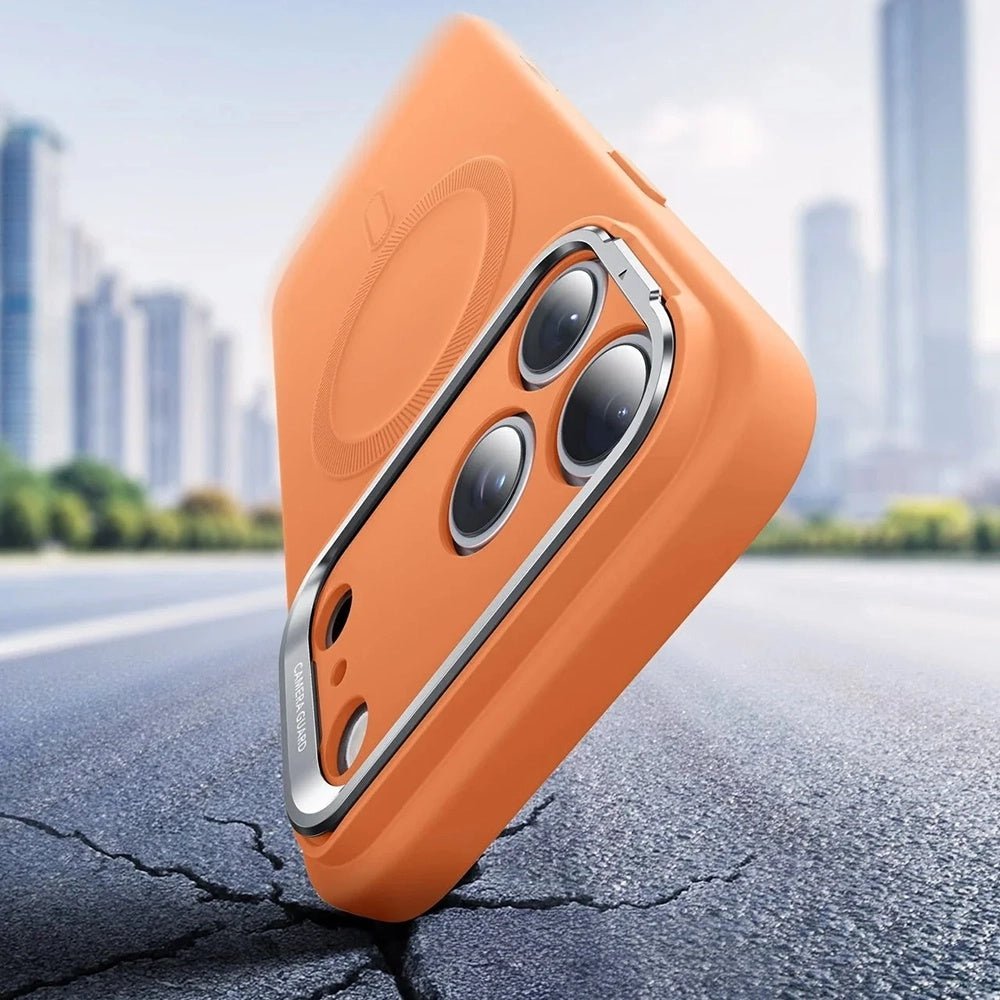 ESR iPhone 17 Pro - Σκληρή Θήκη με Πλαίσιο Σιλικόνης και Stand - Cloud Soft HaloLock Kickstand - Orange