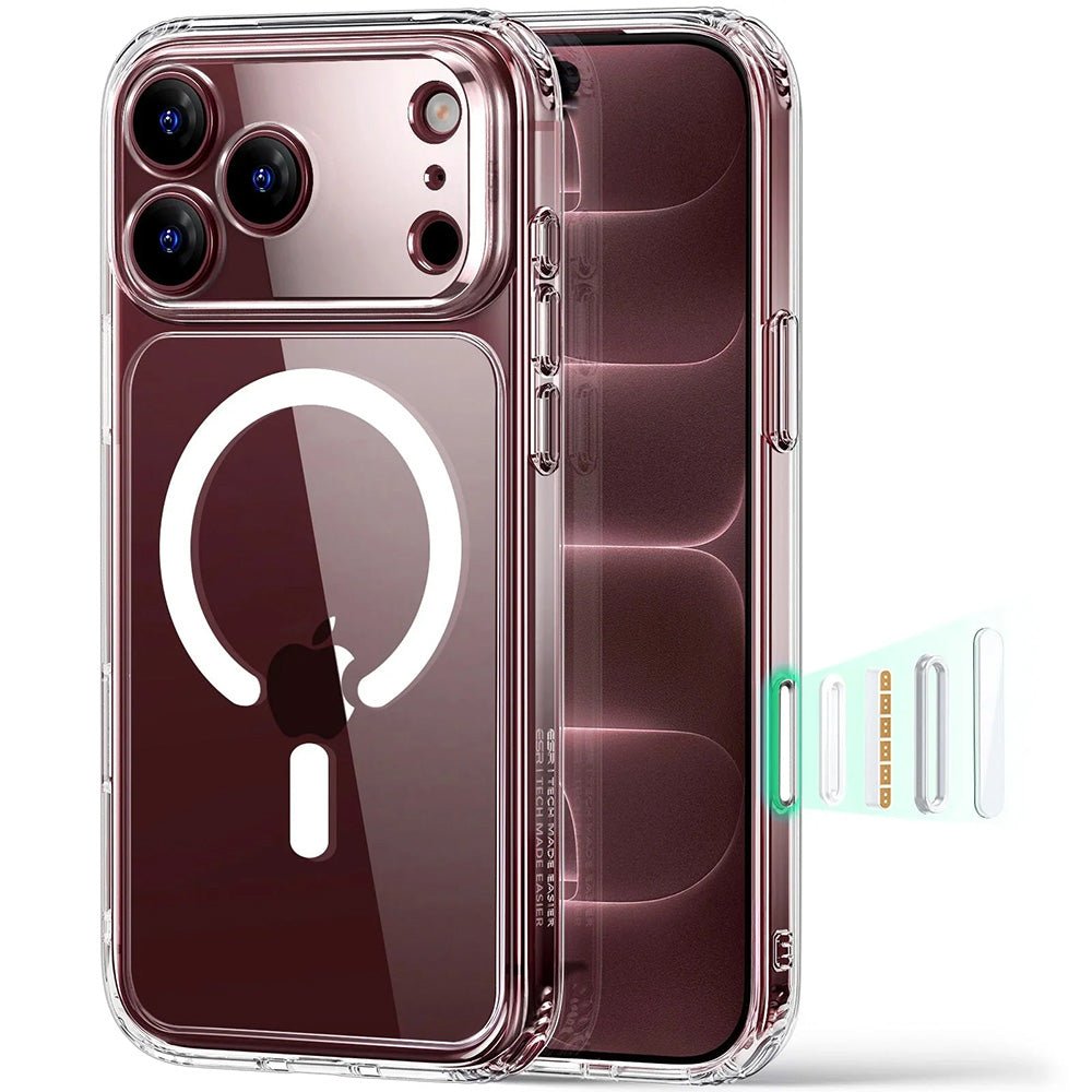 ESR iPhone 18 Pro / iPhone 17 Pro - Σκληρή Θήκη με Πλαίσιο Σιλικόνης και MagSafe - Classic Hybrid Halolock - Clear