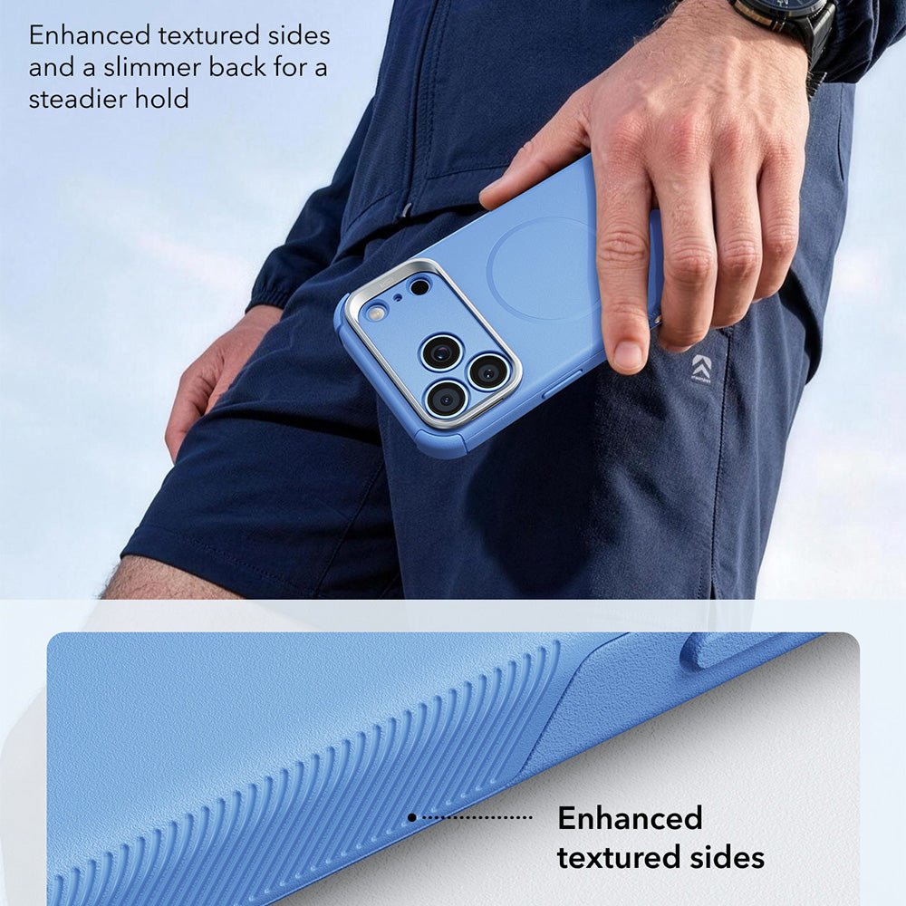 ESR iPhone 18 Pro / iPhone 17 Pro - Σκληρή Θήκη με Stand και MagSafe - Cyber Armor Kickstand - Light Blue