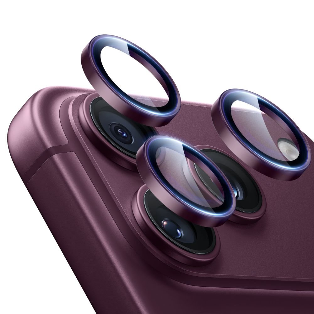 ESR iPhone 18 Pro / iPhone 18 Pro Max Αντιχαρακτικό Γυαλί για την Κάμερα - Armorite - Deep Burgundy