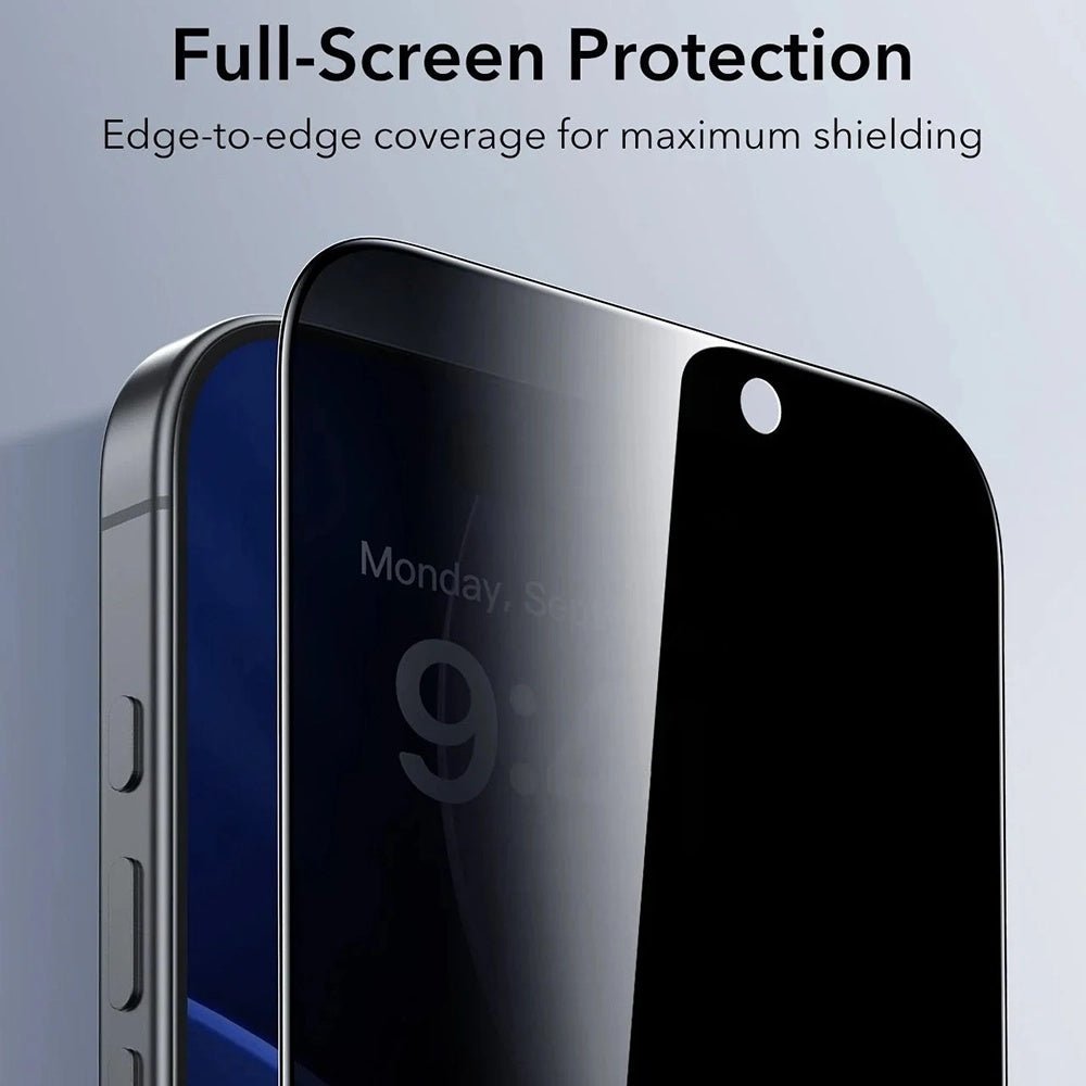 ESR iPhone 18 Pro Max - Full Screen Αντιχαρακτικό Γυαλί Οθόνης - UltraFit Classic - 3 Τεμάχια - Privacy