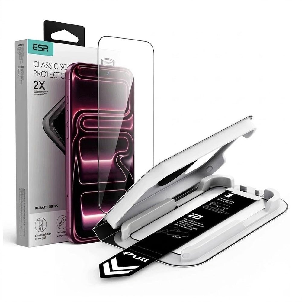 ESR iPhone 18 Pro Max / iPhone 17 Pro Max - Full Screen Αντιχαρακτικό Γυαλί Οθόνης - UltraFit Classic - Black