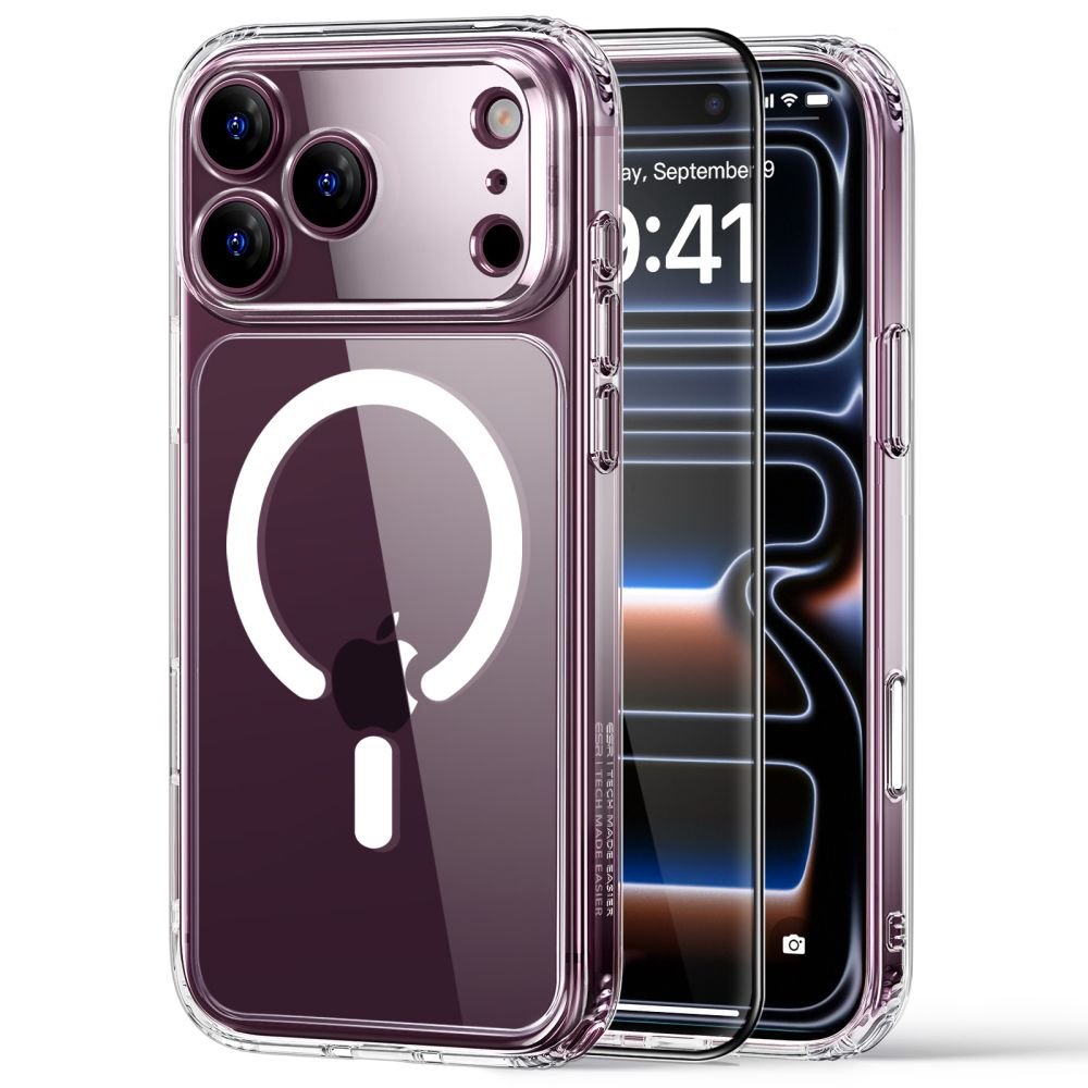 ESR iPhone 18 Pro Max / iPhone 17 Pro Max - Σετ με Θήκη Classic Hybrid MagSafe και Αντιχαρακτικό Γυαλί Οθόνης - Clear