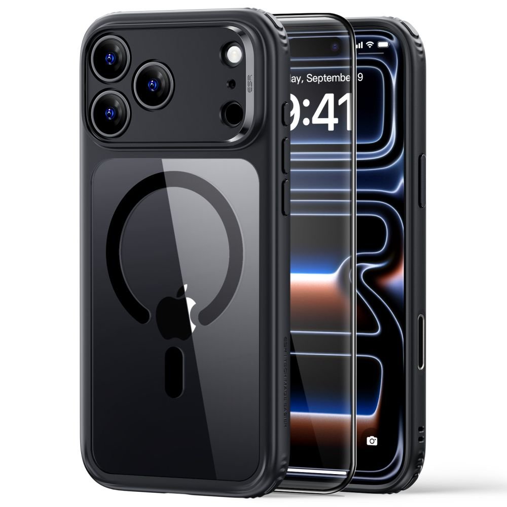 ESR iPhone 18 Pro Max / iPhone 17 Pro Max - Σετ με Θήκη Classic Hybrid MagSafe και Αντιχαρακτικό Γυαλί Οθόνης - Clear / Black
