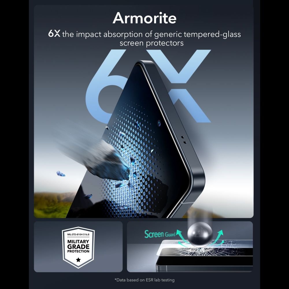 ESR Samsung Galaxy S26 Ultra - Αντιχαρακτικό Γυαλί Οθόνης - UltraFit Armorite - 2 Τεμάχια - Clear