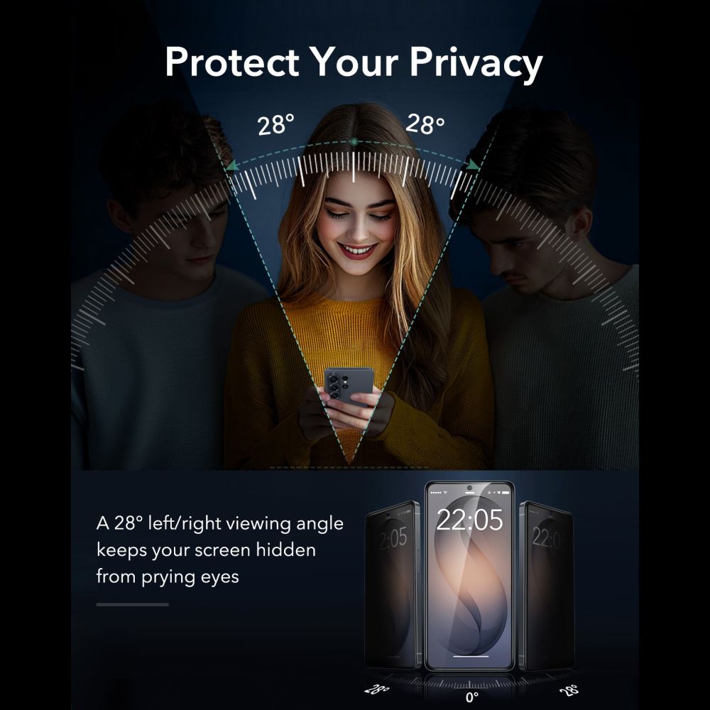 ESR Samsung Galaxy S26 Ultra - Αντιχαρακτικό Γυαλί Οθόνης - UltraFit Armorite - Privacy