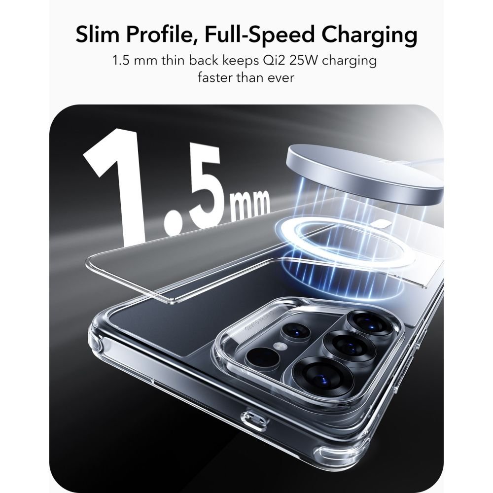 ESR Samsung Galaxy S26 Ultra - Σκληρή Θήκη με Πλαίσιο Σιλικόνης - Classic Hybrid MagSafe - Clear