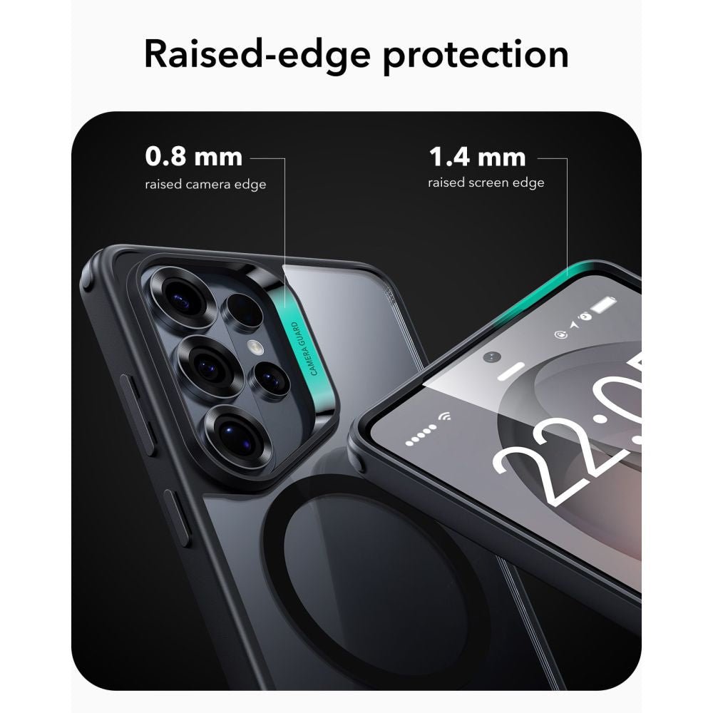 ESR Samsung Galaxy S26 Ultra - Σκληρή Θήκη με Πλαίσιο Σιλικόνης - Classic Hybrid MagSafe - Clear / Black