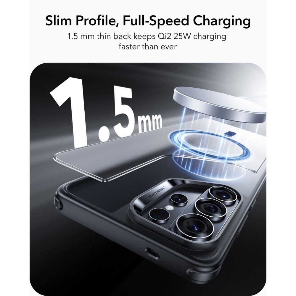 ESR Samsung Galaxy S26 Ultra - Σκληρή Θήκη με Πλαίσιο Σιλικόνης - Classic Hybrid MagSafe - Frosted Black