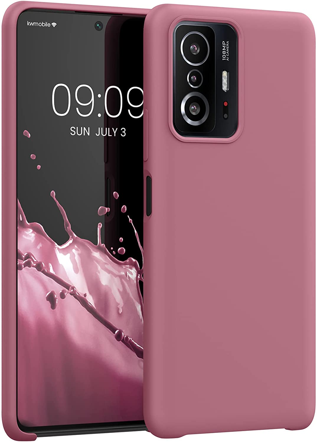 KW Xiaomi 11T / 11T Pro Θήκη Σιλικόνης Rubber TPU - Deep Rusty Rose - 56209.167