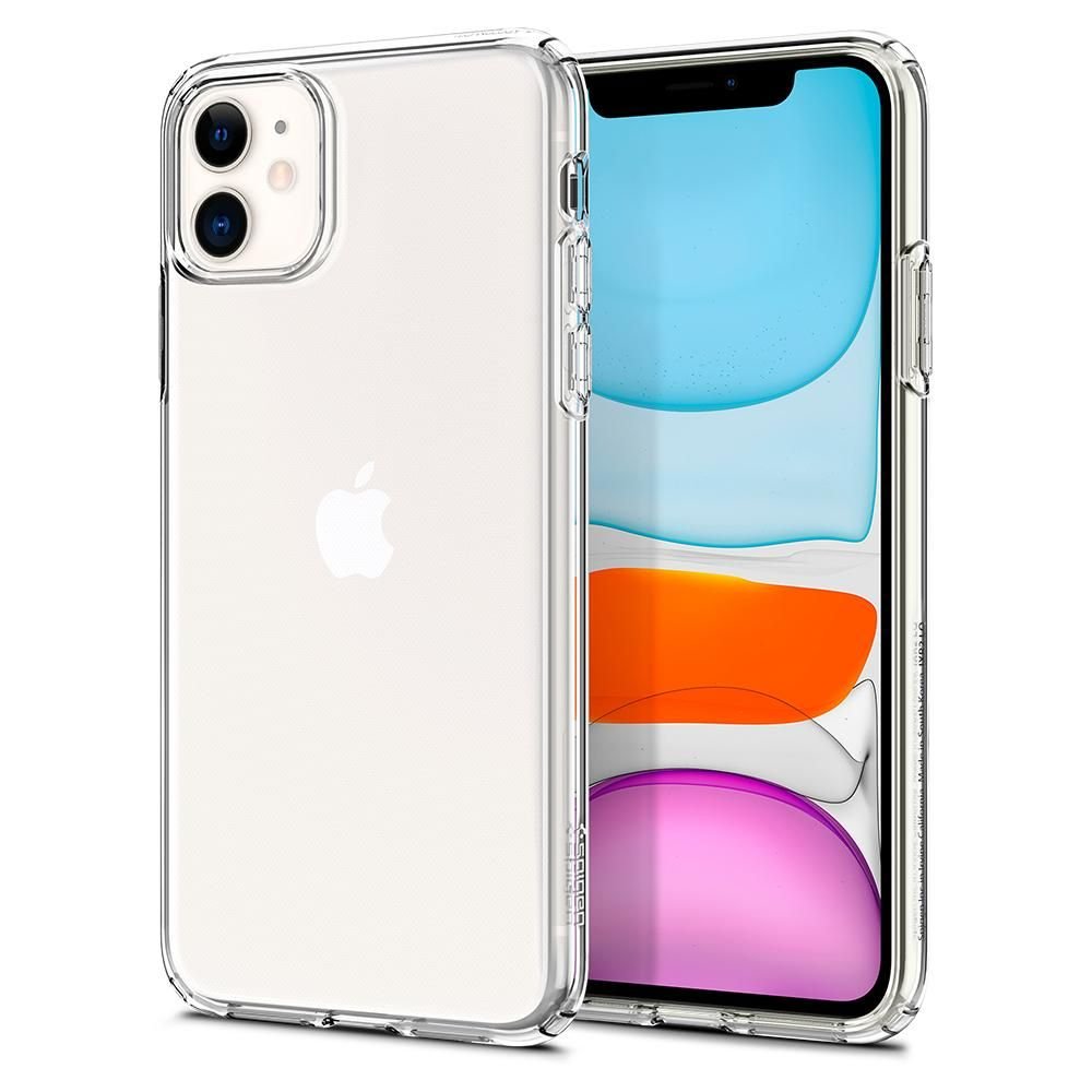 Spigen iPhone 11 Liquid Crystal Θήκη Σιλικόνης - Crystal Clear
