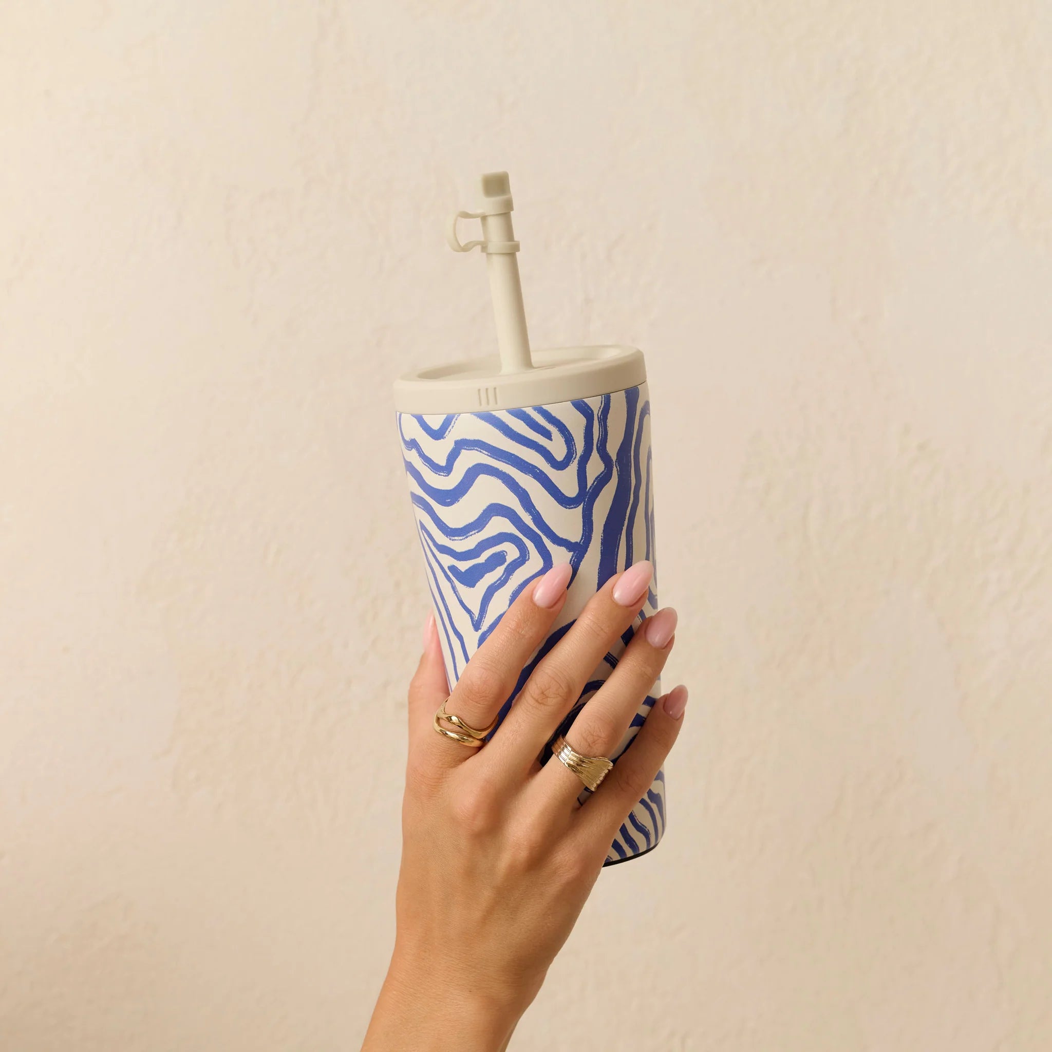 Burga Κούπα θερμός από Ανοξείδωτο Ατσάλι με καλαμάκι - 500ml - Seven Seas