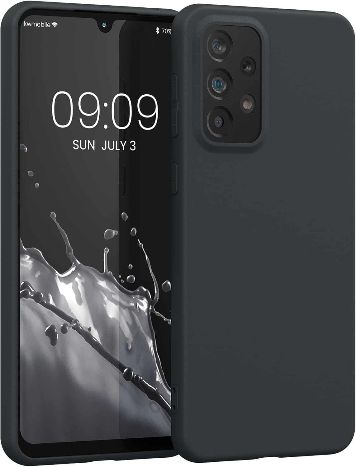 KW Samsung Galaxy A33 5G Θήκη Σιλικόνης TPU - Black