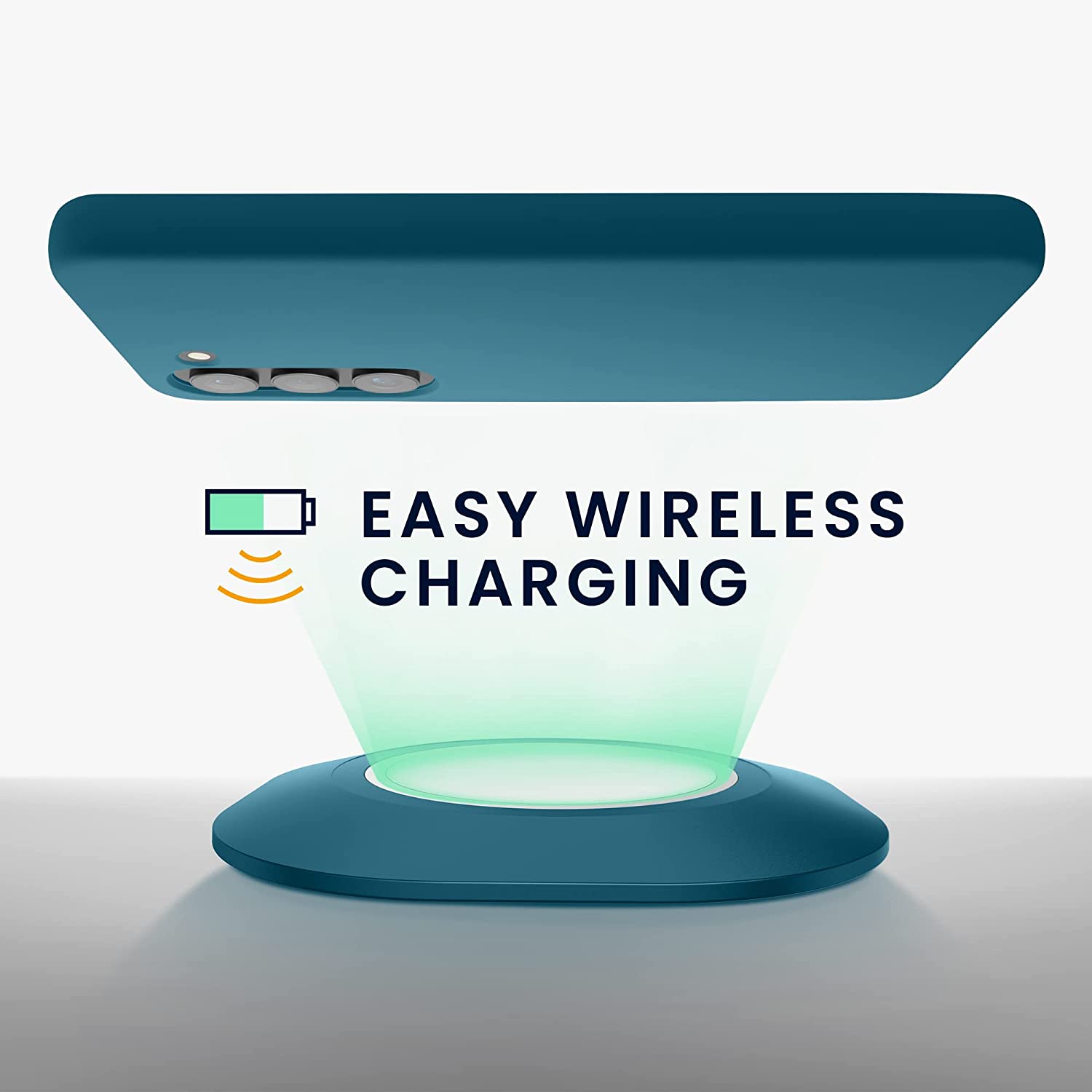 KW Samsung Galaxy S23 Θήκη Σιλικόνης Rubberized TPU - Matte Petrol - 60273.57