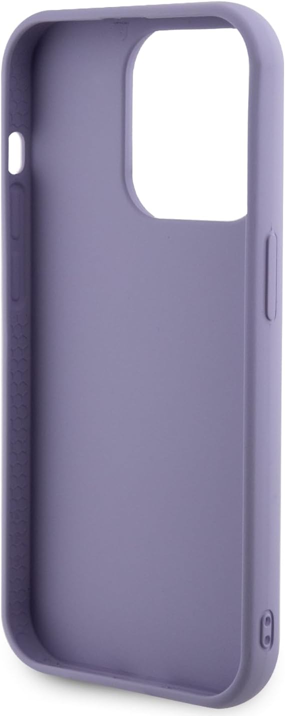 Guess iPhone 15 Pro Max - Sequin Script Metal Σκληρή Θήκη με Επένδυση από Παγέτες - Purple - GUHCP15XPSFDGSU