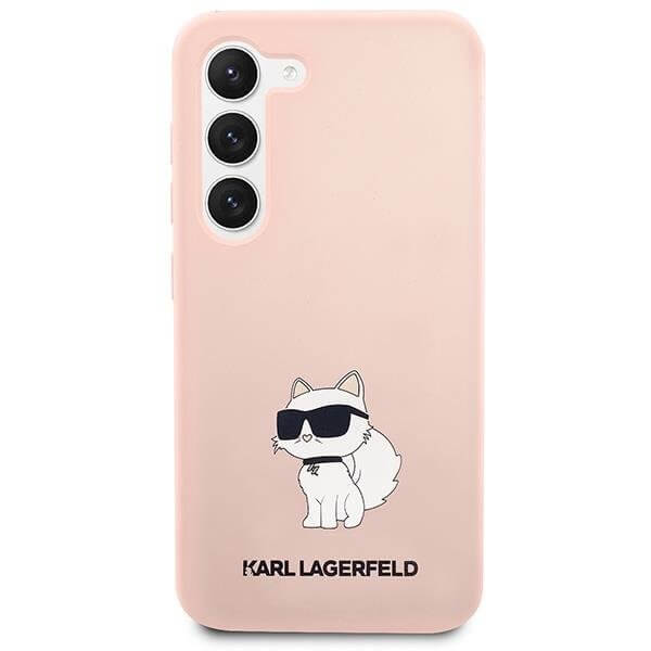 Karl Lagerfeld Samsung Galaxy S23+ Silicone Choupette Body Θήκη Σιλικόνης - Pink - KLHCS23MSNCHBCP