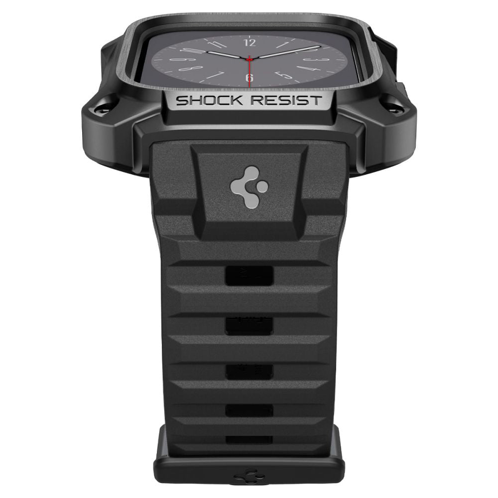 Spigen Λουράκι Apple Watch 7 / 8 45mm Tough Armor Pro με Θήκη Προστασίας - Metal Black