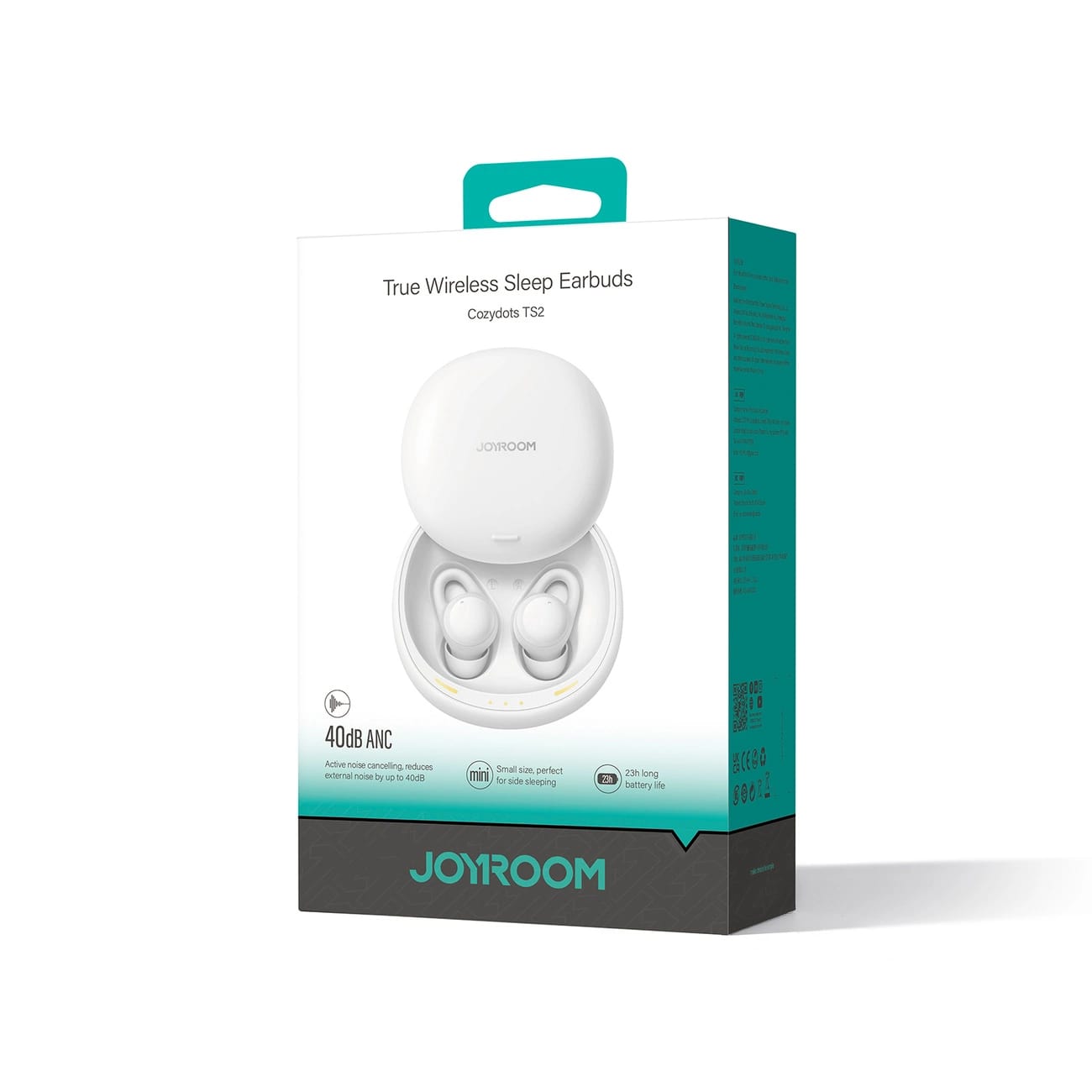 Joyroom Cozydots Series TWS Bluetooth 5.3 - Ασύρματα ακουστικά για Κλήσεις / Μουσική - White - JR-TS2