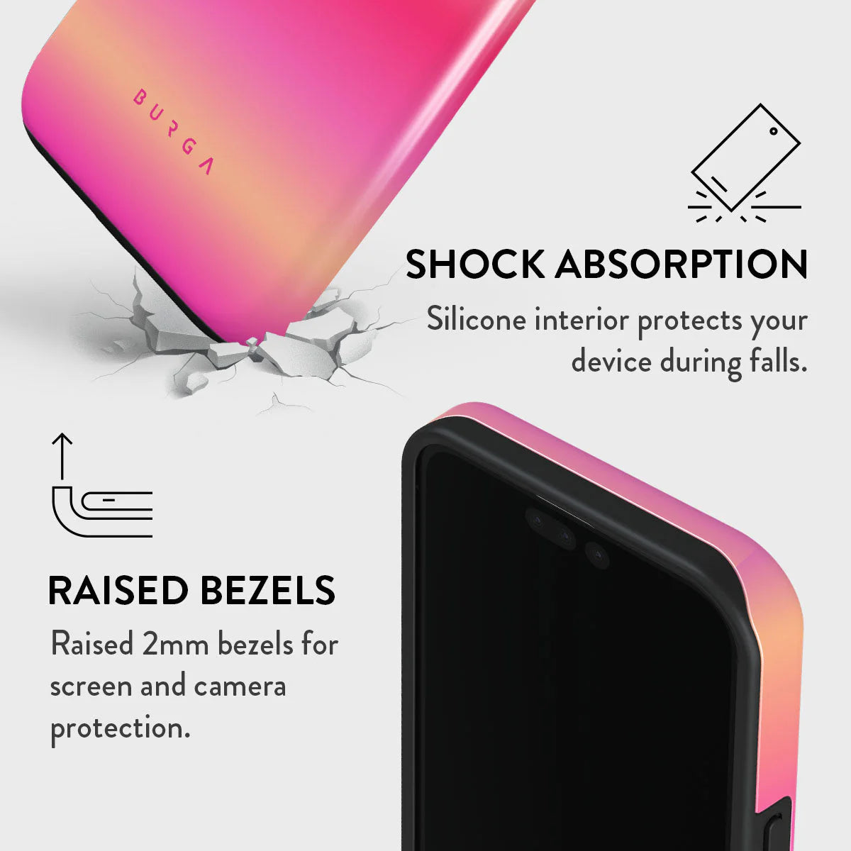 Burga iPhone 15 Pro Max Fashion Tough MagSafe Σκληρή Θήκη με MagSafe - SPF 100