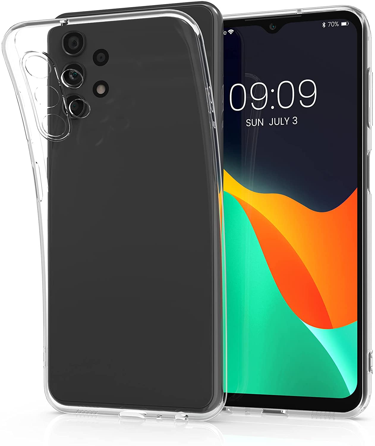 KW Samsung Galaxy A13 4G Θήκη Σιλικόνης TPU - Διάφανη - 58327.03