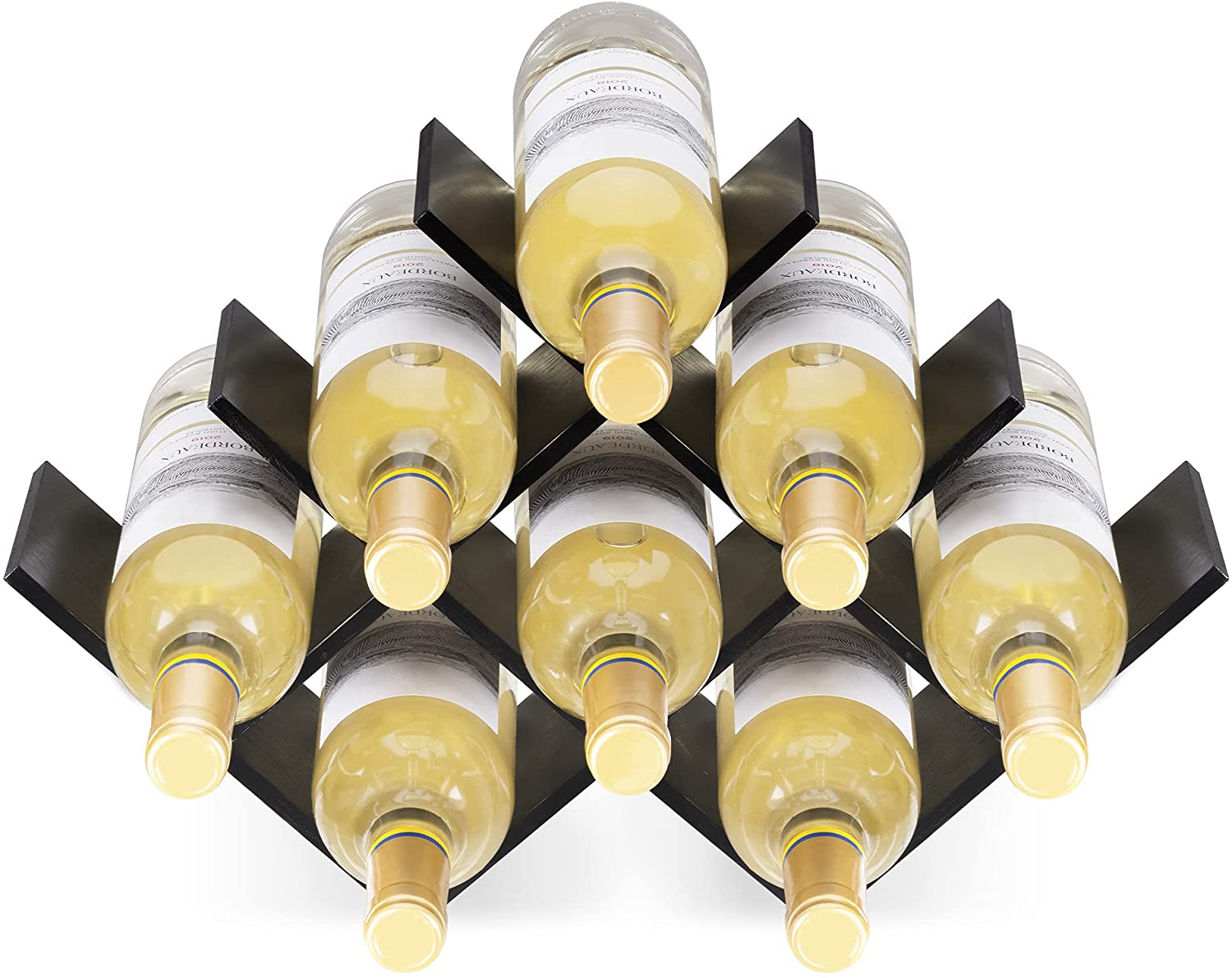 Navaris Ξύλινο Ράφι Ποτών από Μπαμπού - 43,5 x 10 x 29,5 cm - Black - 54003.01