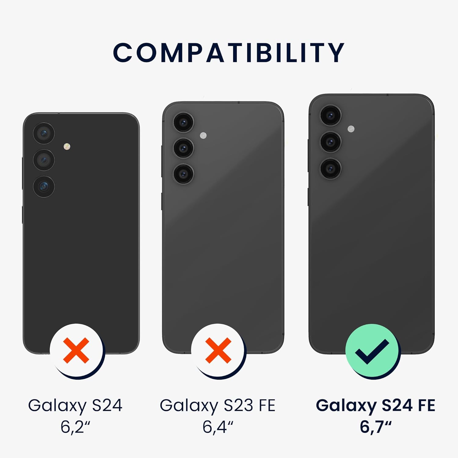 KW Samsung Galaxy S24 FE Λεπτή Θήκη Σιλικόνης TPU - Matte Petrol