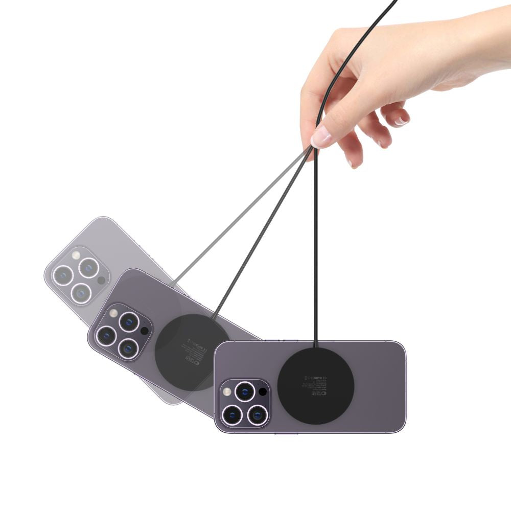 Tech-Protect QI15W-A30 15W Ασύρματος Φορτιστής MagSafe με Καλώδιο Type-C - Black