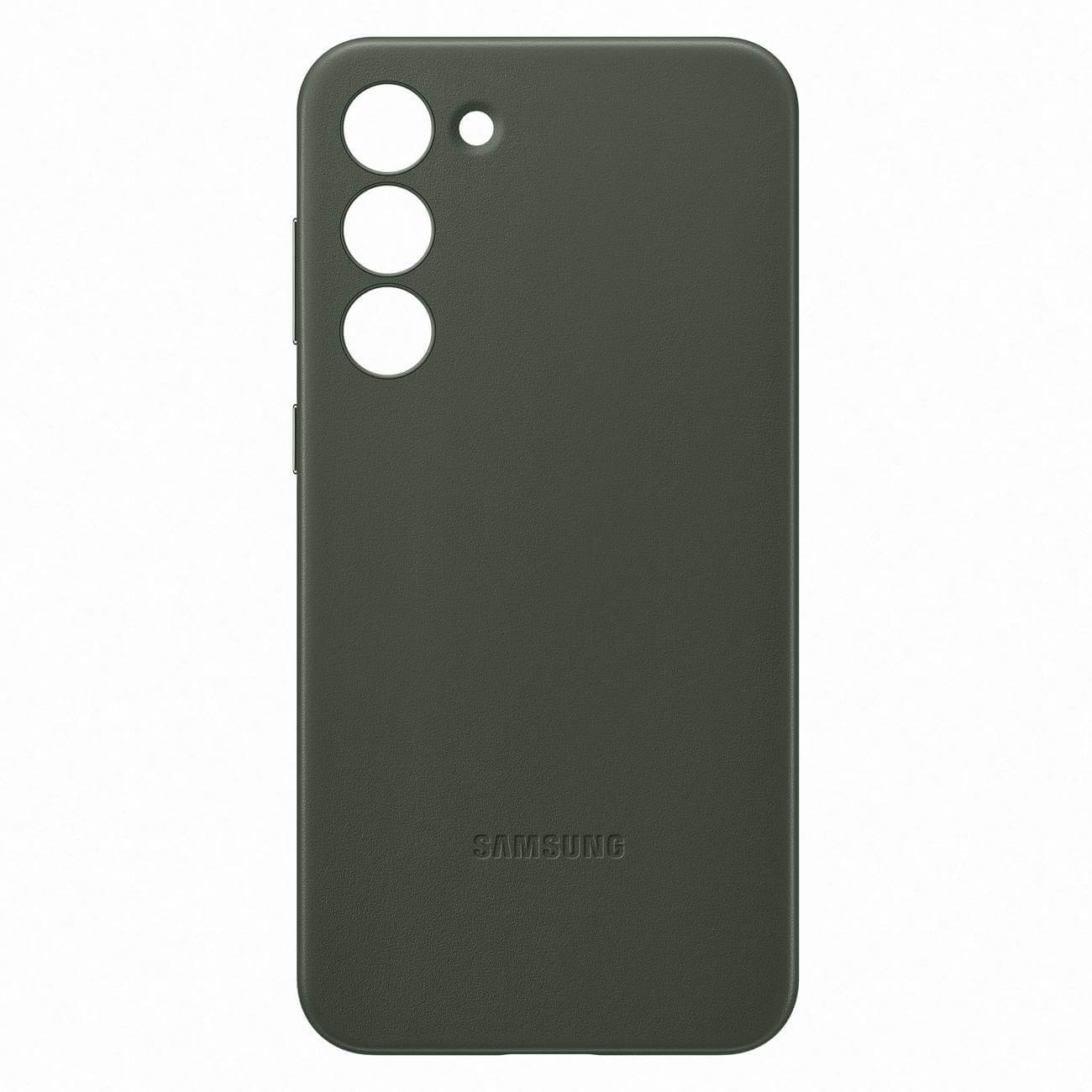 Samsung Genuine Leather Cover Samsung Galaxy S23+ Θήκη από Γνήσιο Δέρμα - Green - EF-VS916LGEGWW
