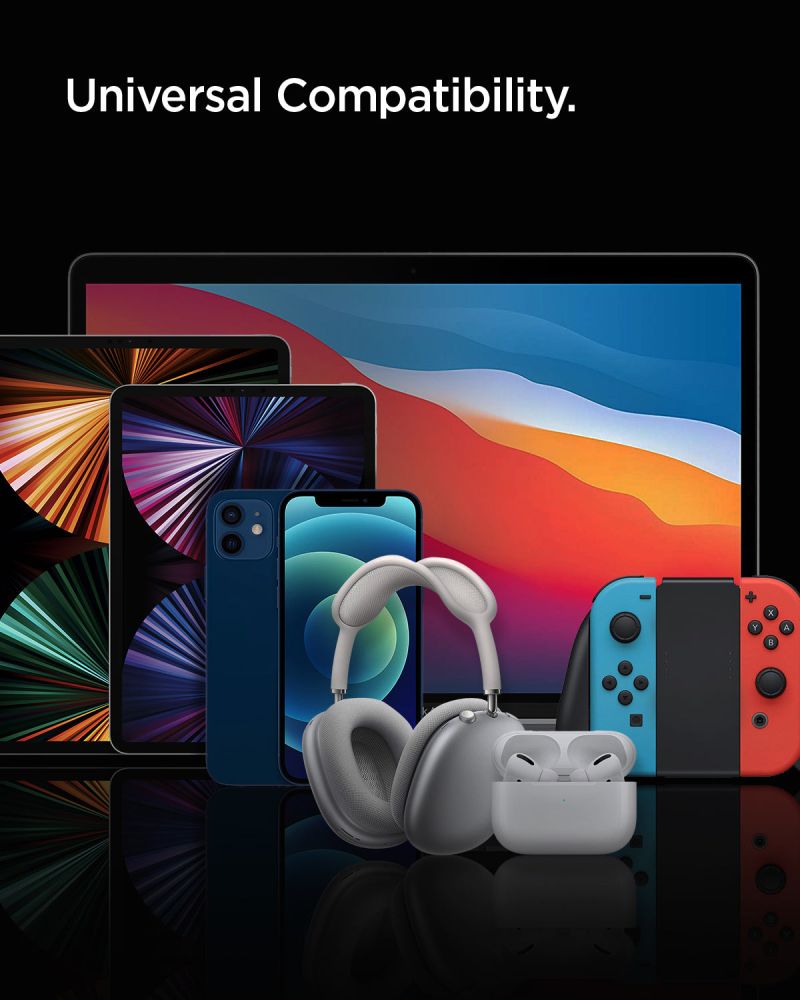 Spigen PC2200 Arcstation Φορτιστής Αυτοκινήτου Γρήγορης Φόρτισης με 2 Θύρες Type-C 45W και 30W QC - Black