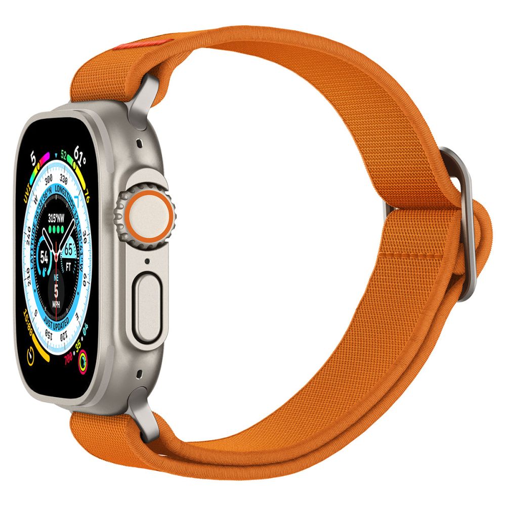 Spigen Λουράκι Apple Watch 8/9/10/11 - SE (1/2/3) - Ultra (1/2/3) – 44/45/46/49mm Fit Lite Ultra - Orange
