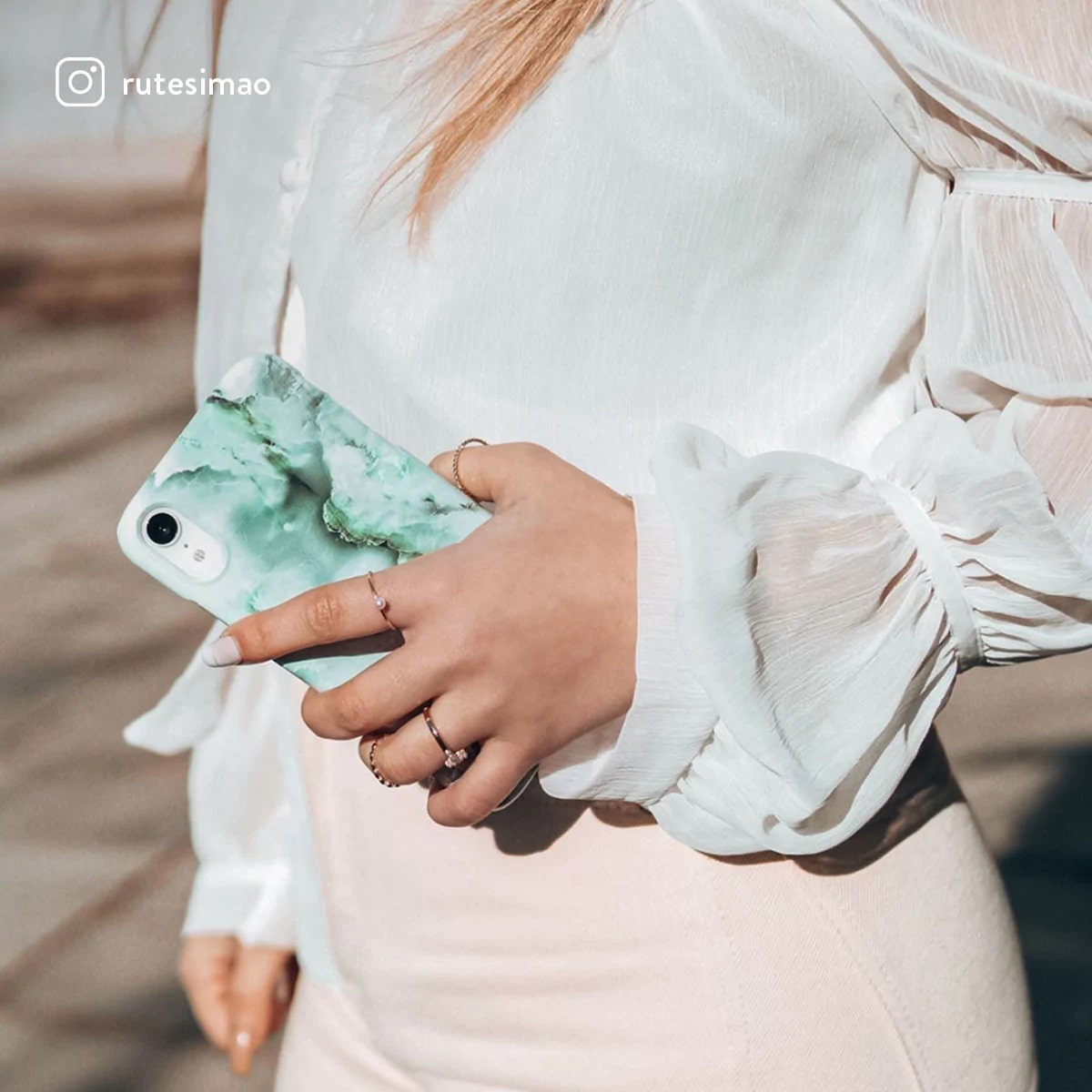 Burga iPhone 14 Plus Fashion Tough Σκληρή Θήκη - Pistachio Cheesecake