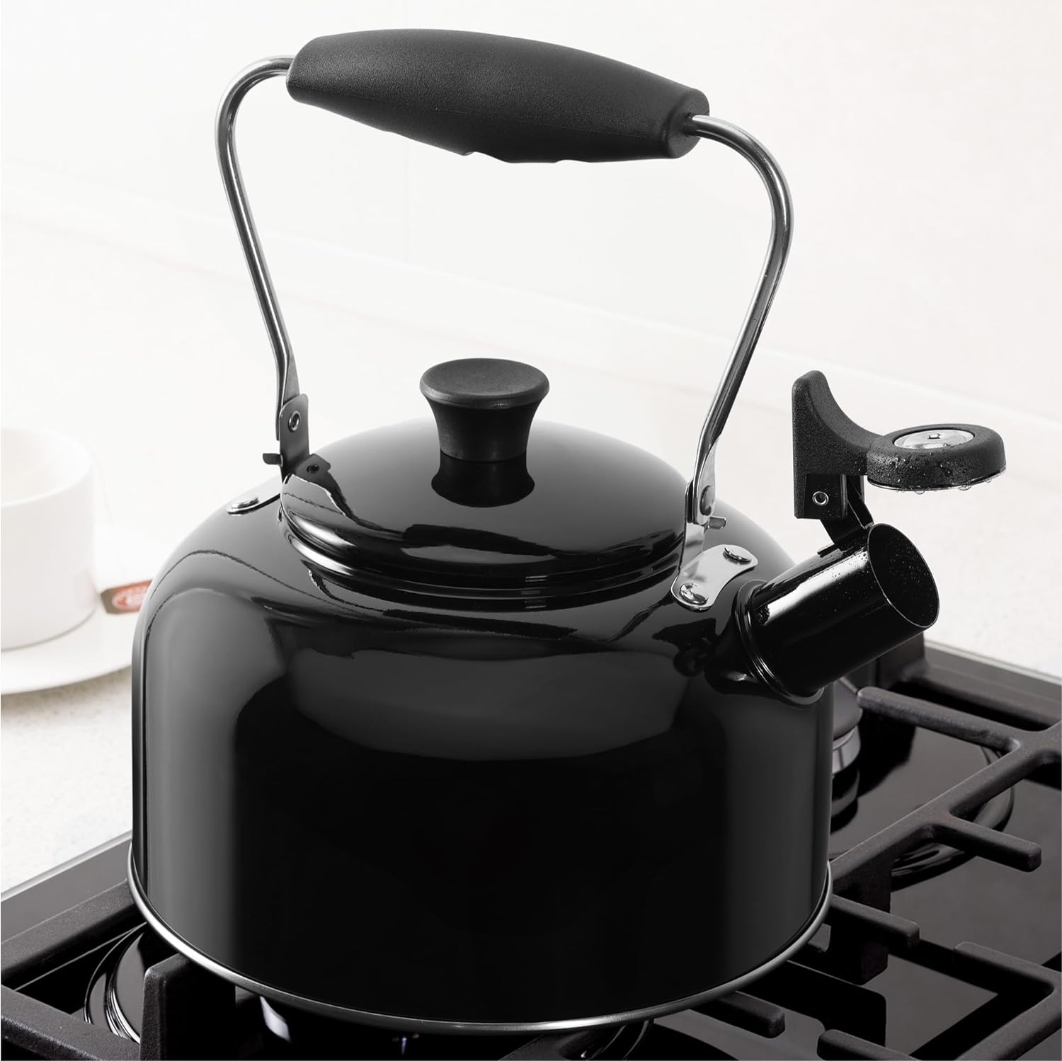 Navaris Βραστήρας Σφυρίγματος από Ανοξείδωτο Ατσάλι - 2.8 L - Black - 61696.03