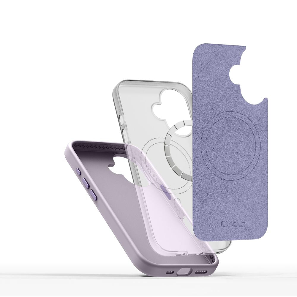 Tech-Protect iPhone 16 Silicone Pure Θήκη Σιλικόνης TPU με MagSafe - Mauve