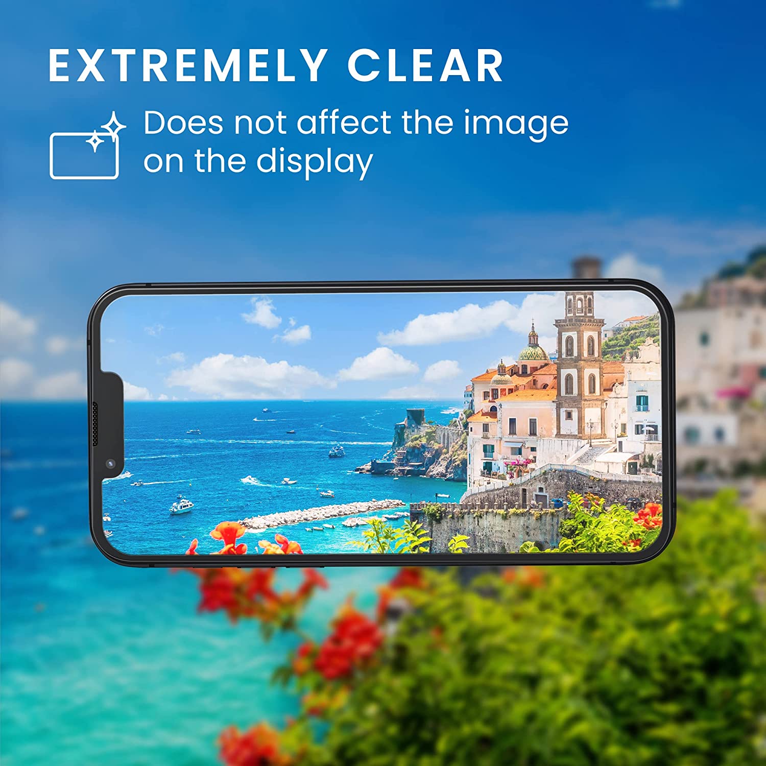 Kalibri iPhone 13 Pro Max - Full Screen Αντιχαρακτικό Γυαλί Οθόνης - 2 Τεμάχια - Διάφανα - 59018.1