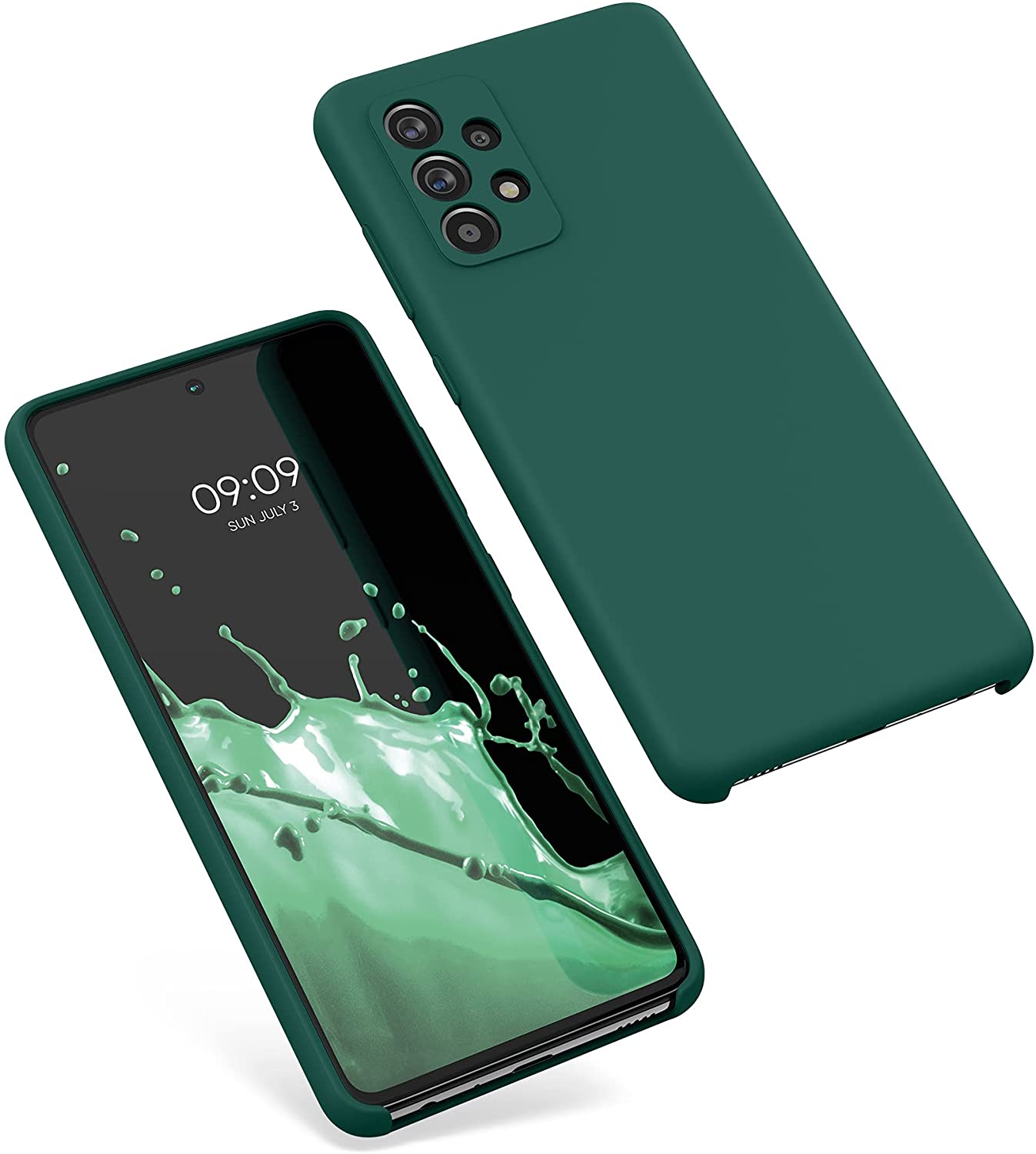 KW Samsung Galaxy A52 / A52 5G / A52s 5G Θήκη Σιλικόνης Rubber TPU - Turquoise Green - 54347.184