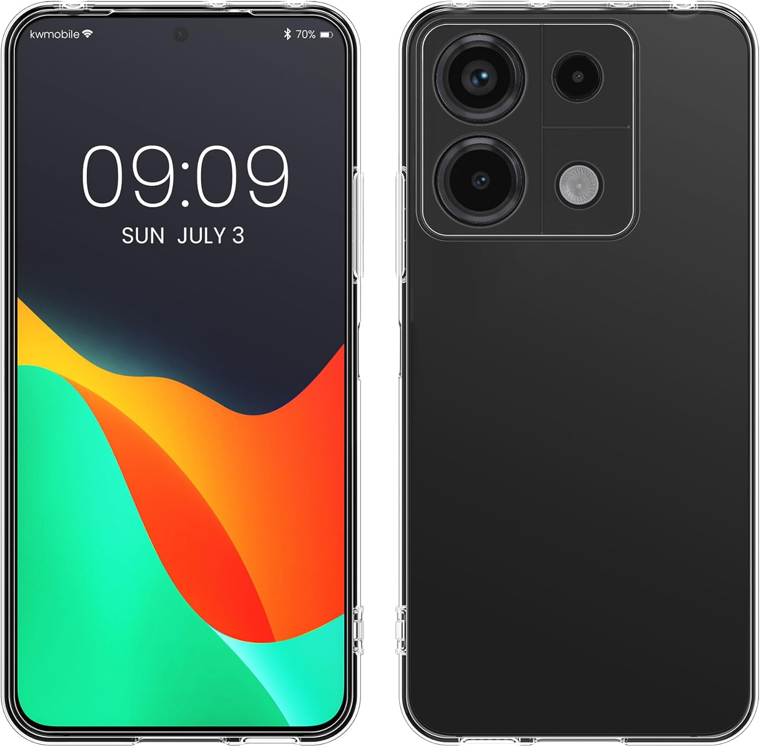 KW Xiaomi Redmi Note 13 5G Θήκη Σιλικόνης Crystal TPU - Διάφανη