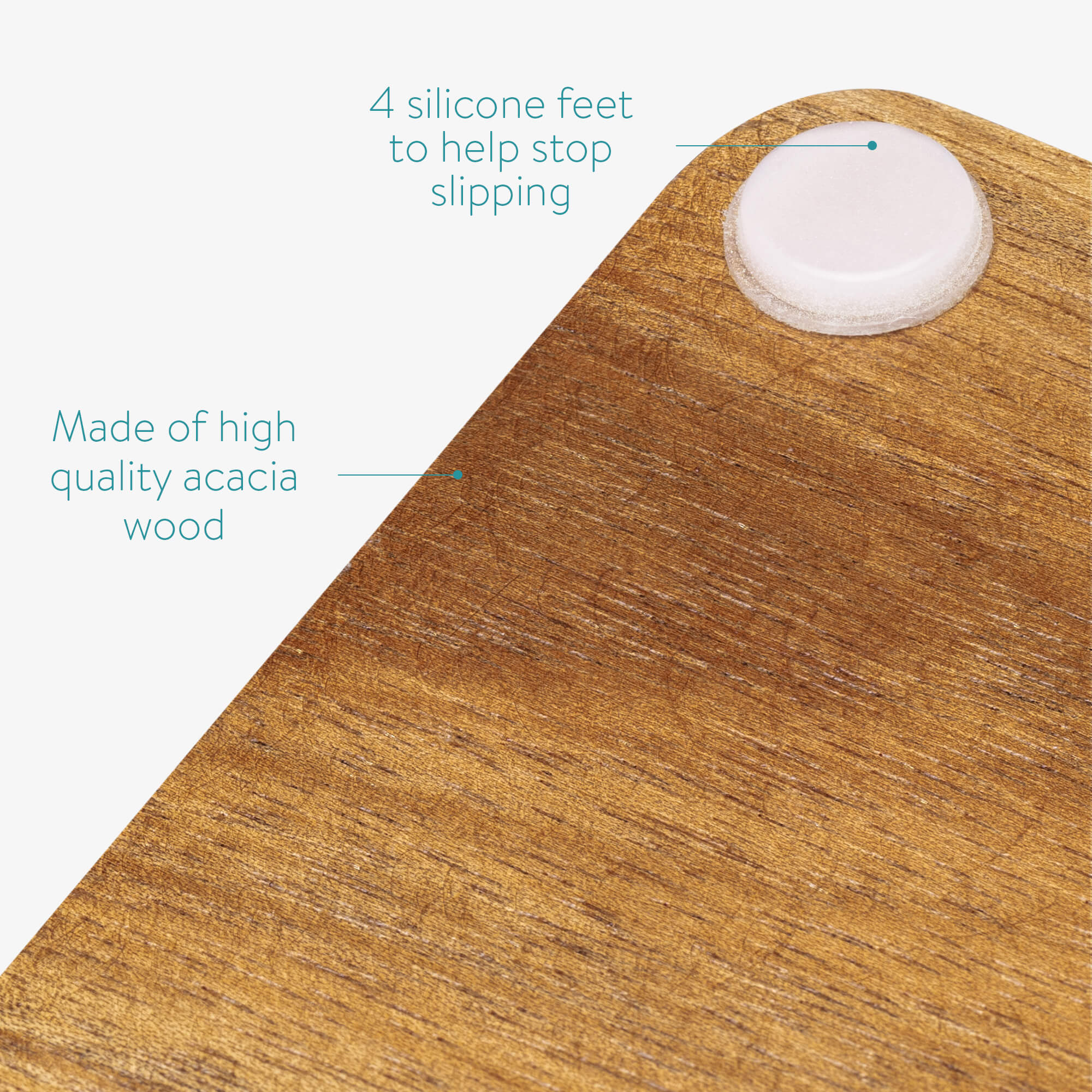 Navaris Ξύλινη Βάση Πατητηριού Εσπρέσο - 51 mm - Acacia Wood - 56192.29