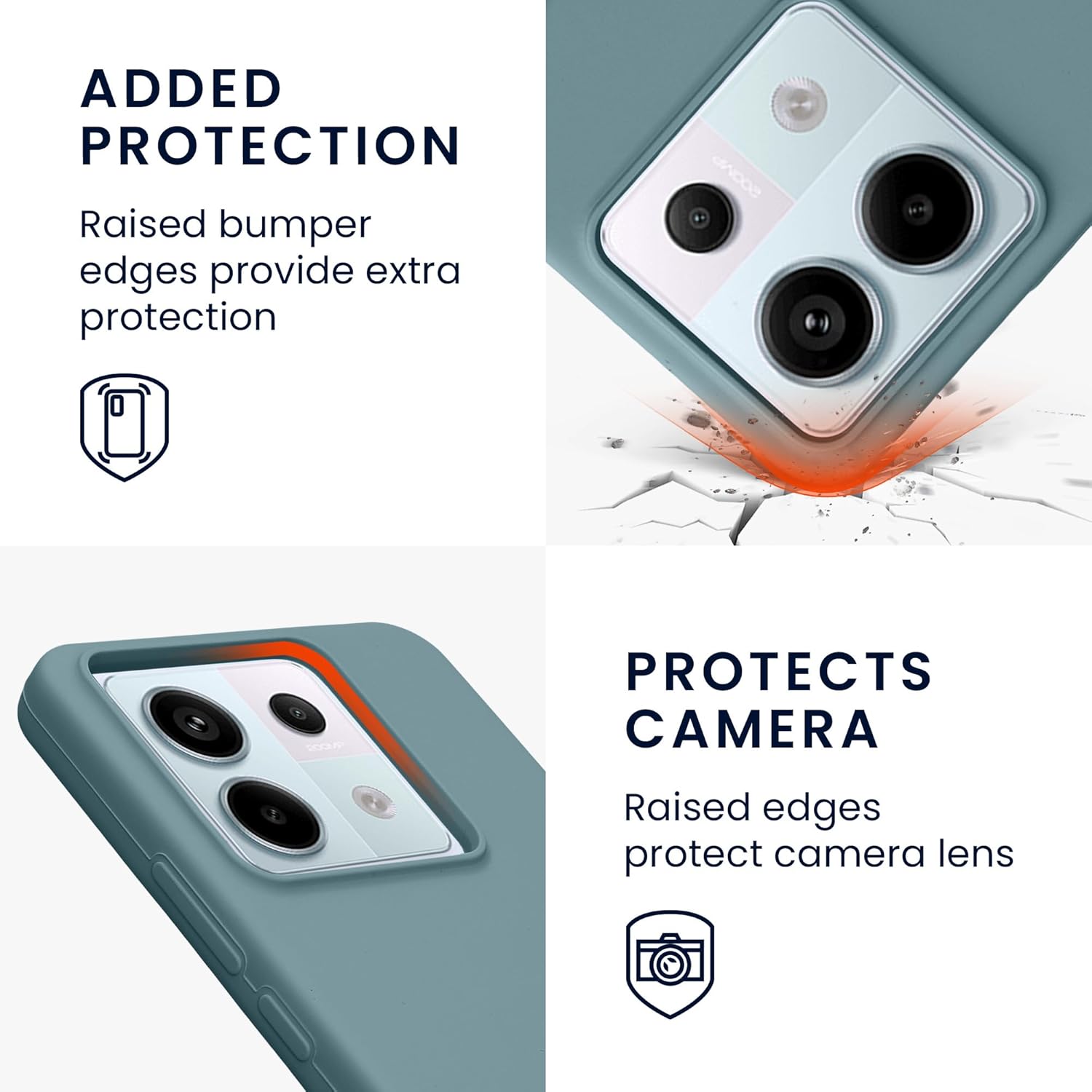 KW Xiaomi Redmi Note 13 Pro 5G / Poco X6 5G Θήκη Σιλικόνης Rubberized TPU - Antique Stone