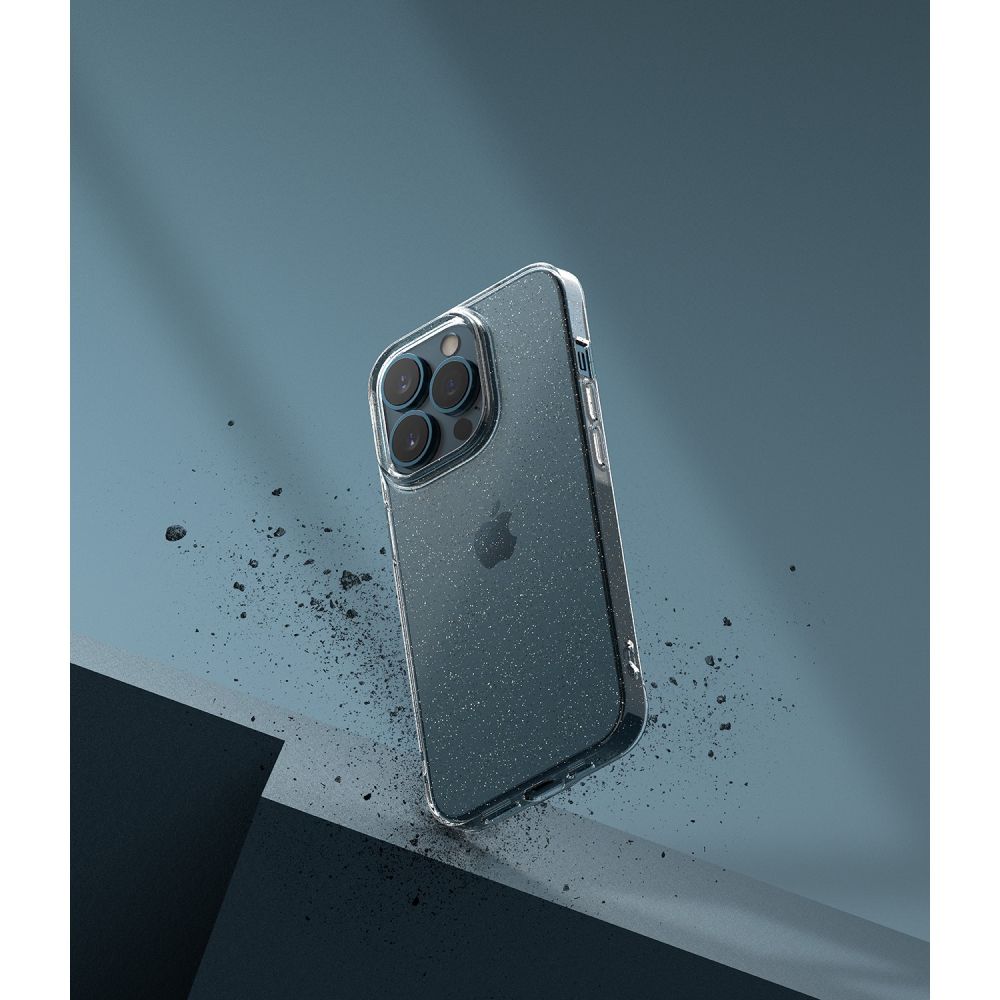 Ringke iPhone 13 Pro Air Ultra-Thin TPU Case Λεπτή Θήκη Σιλικόνης - Glitter - Διάφανη