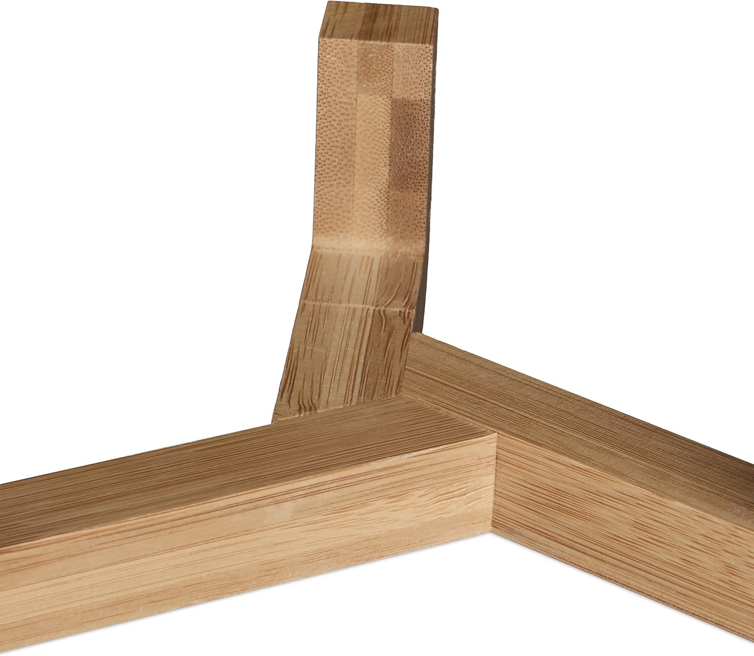 Relaxdays Σετ με 2 Μπολ Φαγητού και Νερού με Βάση από Μπαμπού για Κατοικίδια - 850ml - Grey / Brown - 4052025976699