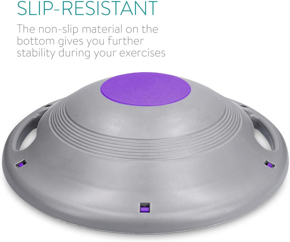 Navaris Balance Board Σανίδα Ισορροπίας - 40cm - Purple - 44181.38