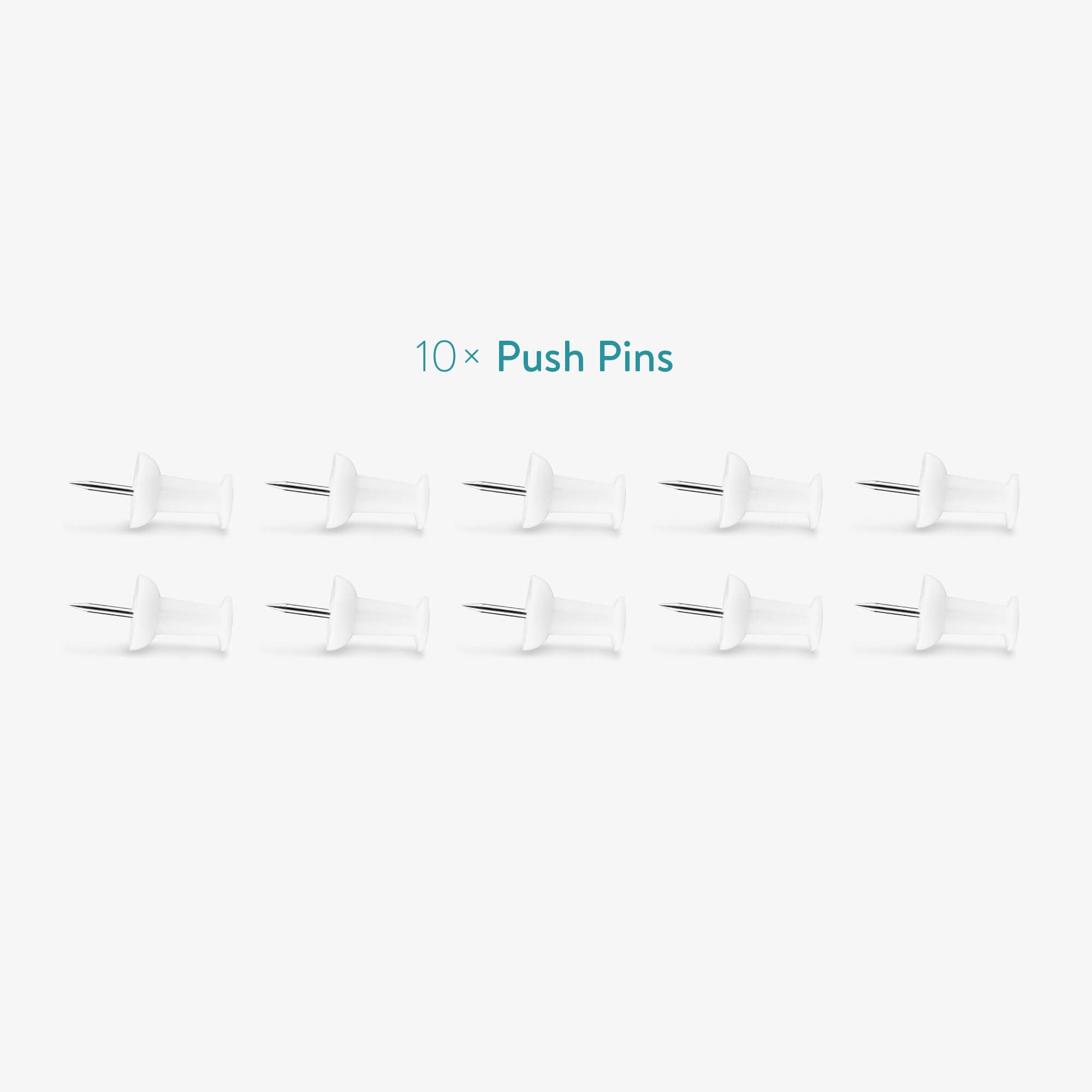 Navaris Cork Pink Board - Πίνακας Ανακοινώσεων με Πινέζες - Design World Map - Black - 53172.1.01