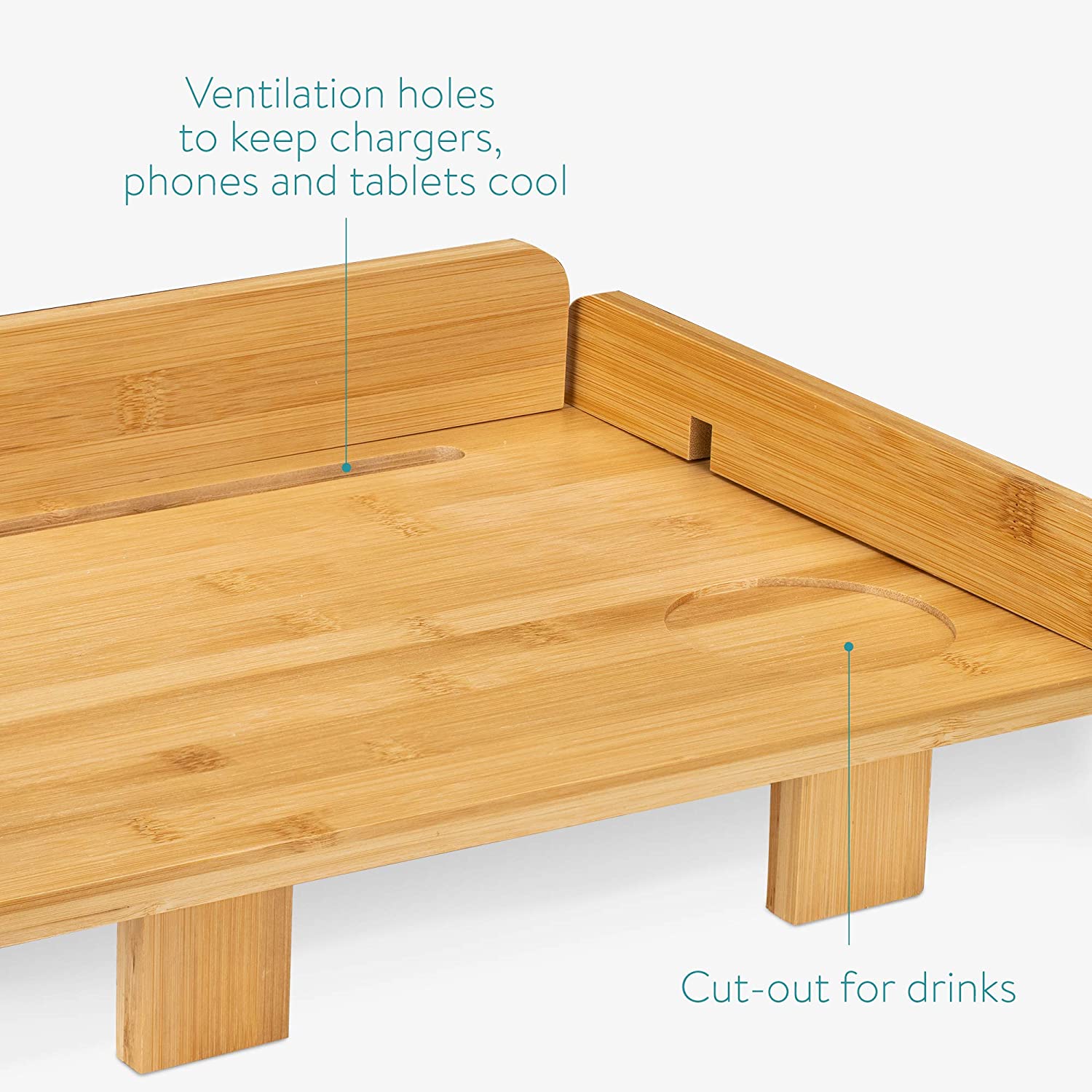 Navaris Κρεμαστό Κομοδίνο από Μπαμπού - Brown - 52639.01