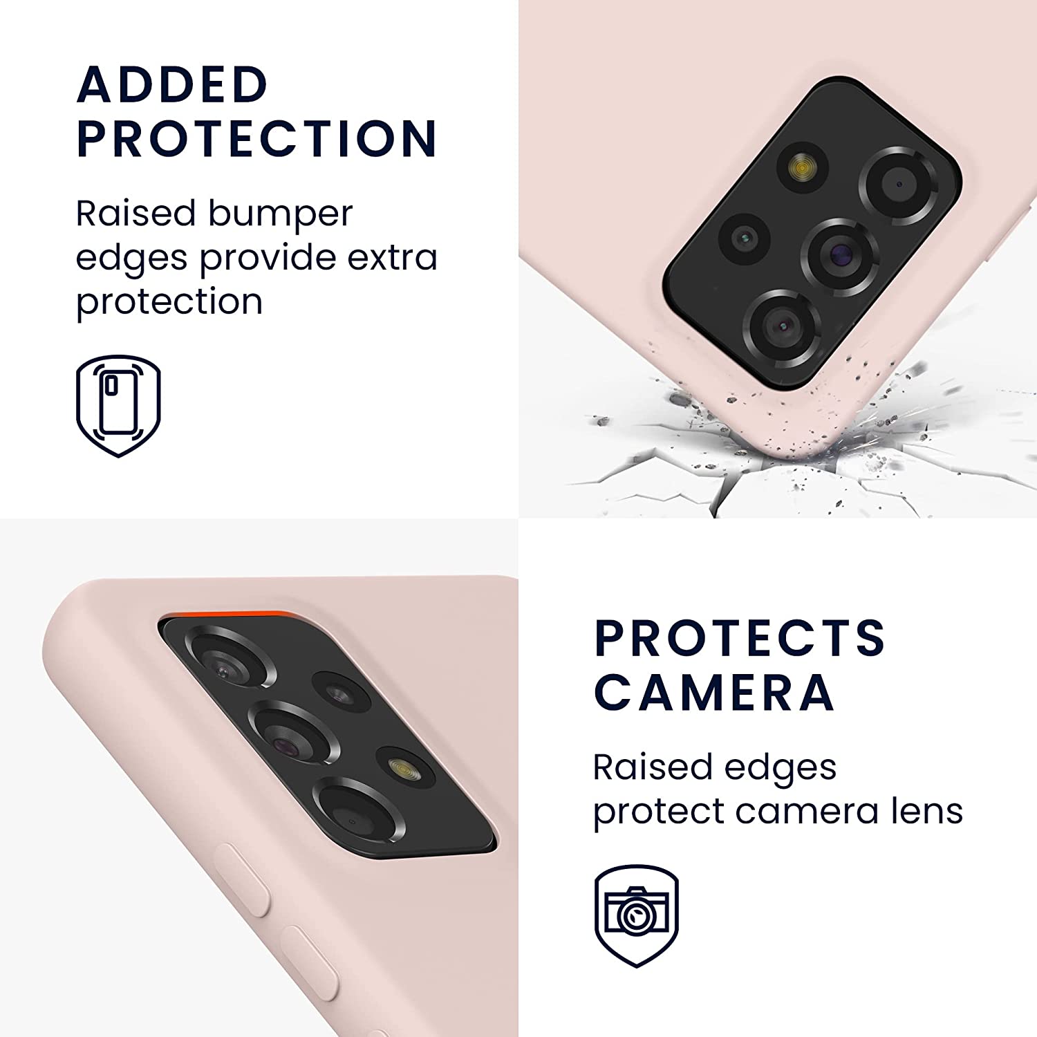KW Samsung Galaxy A53 5G Θήκη Σιλικόνης Rubberized TPU - Coconut Swirl - 58051.225
