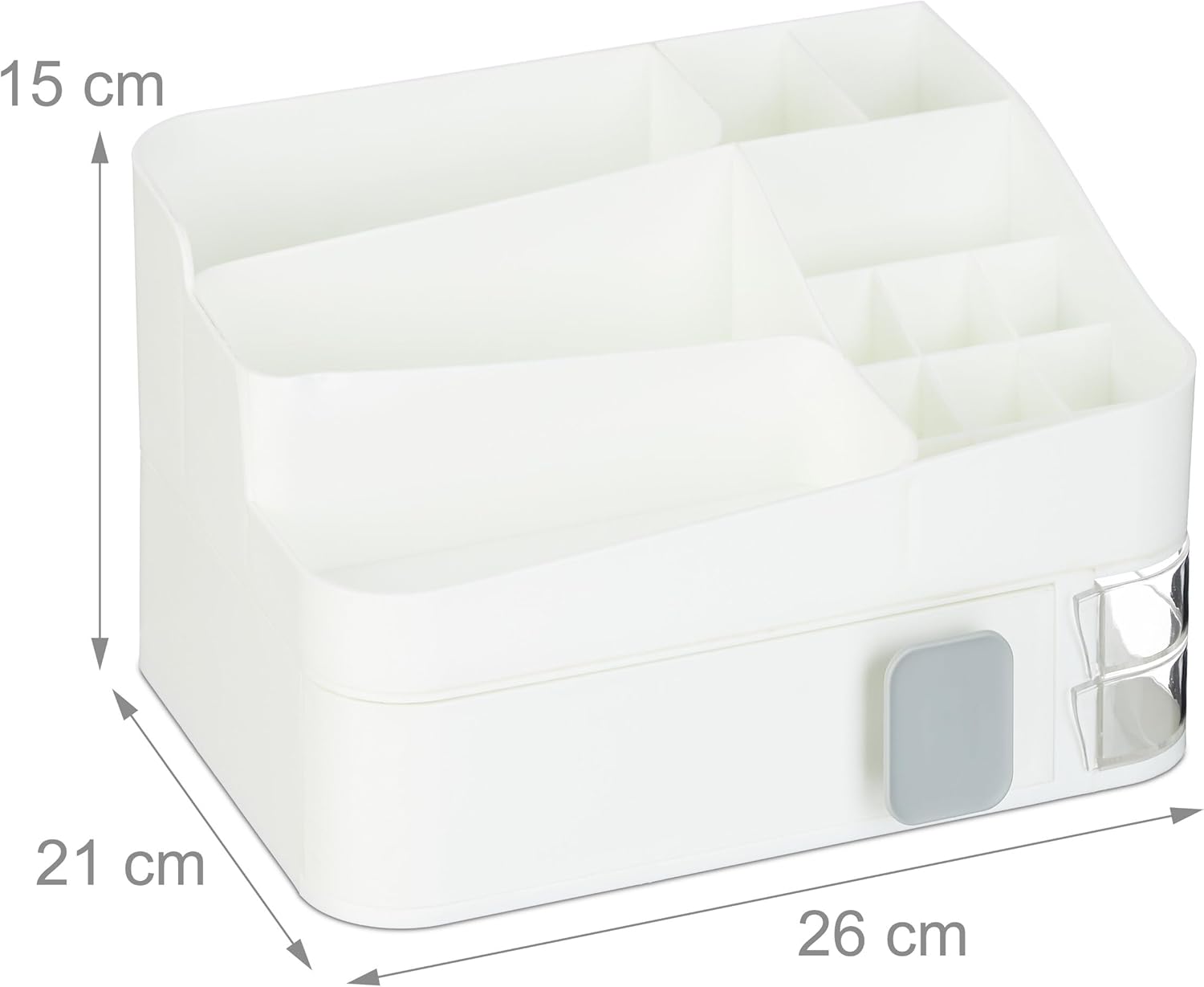 Relaxdays Οργανωτής Καλλυντικών με Συρτάρι - White - 4052025479435