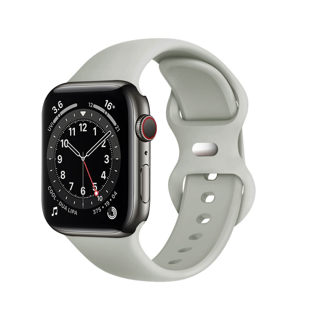 Techsuit W031 Λουράκι Apple Watch 4/5/6/7/8/9/10/11 - SE (1/2/3) - ULTRA (1/2/3) - 44/45/46/49mm Watchband Λαστιχένιο - Grey