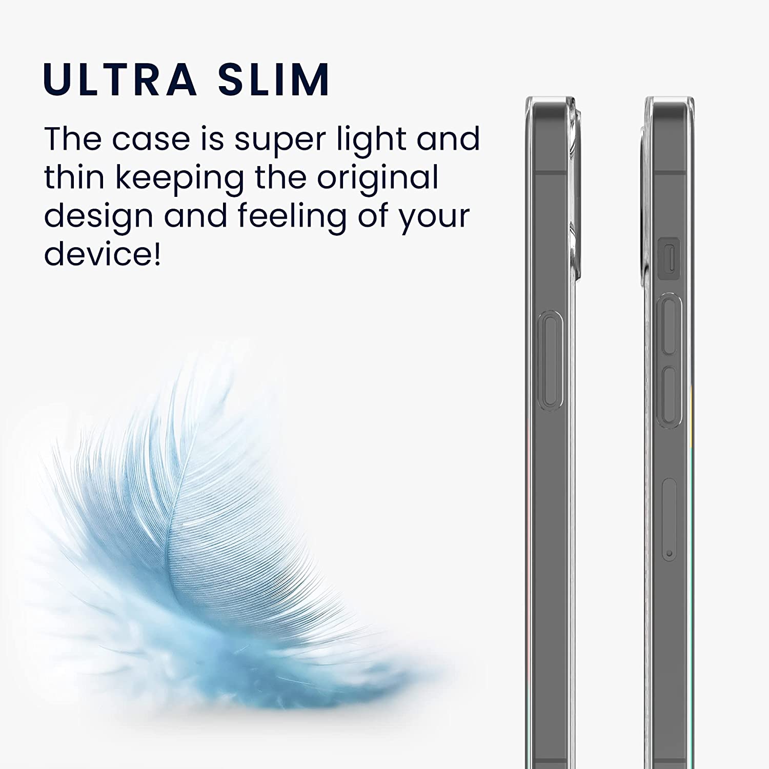 KW iPhone 14 Plus Θήκη Σιλικόνης TPU - Διάφανη - 59133.03