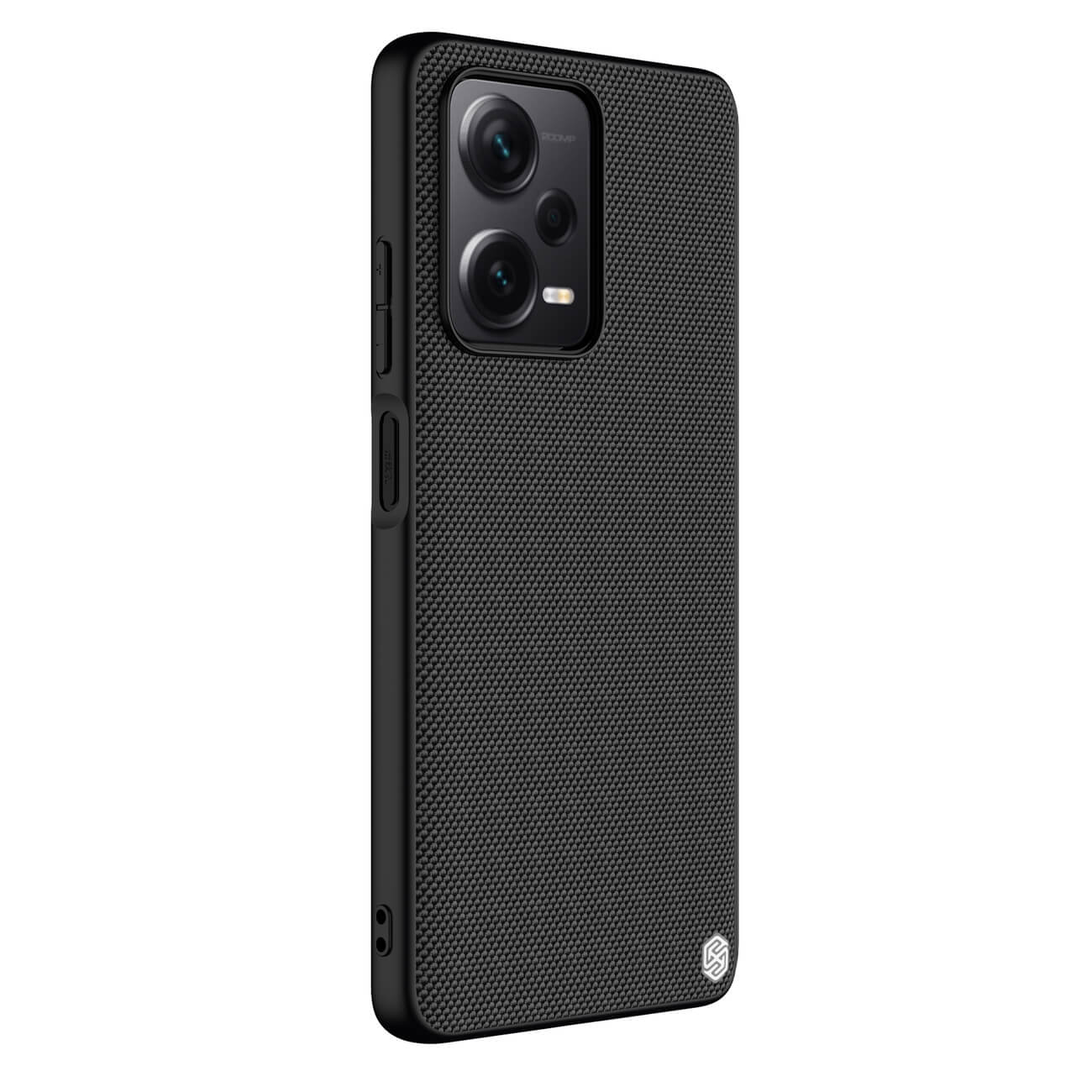 Nillkin Xiaomi Redmi Note 12 Pro+ Textured Case Σκληρή Θήκη με Πλαίσιο Σιλικόνης - Black